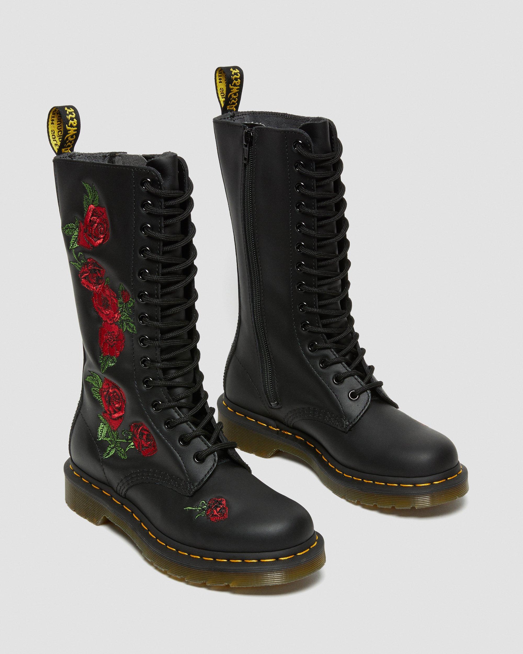 Dr. Martens 1914 Vonda Leather Mid Calf Boots in Black - Lyst