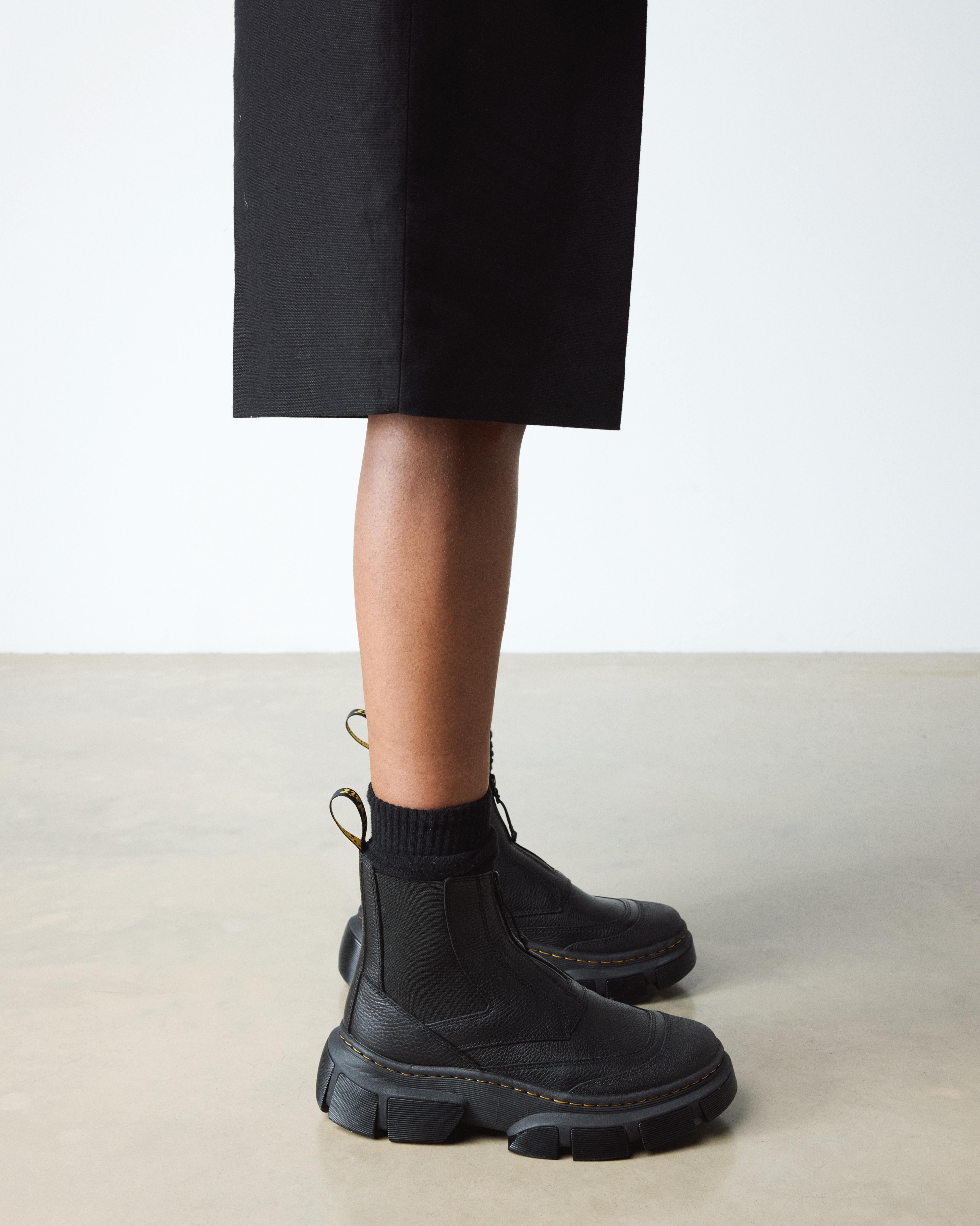 Dr. Martens Dmxl Zip Chelsea Leather Boots in Black for Men | Lyst