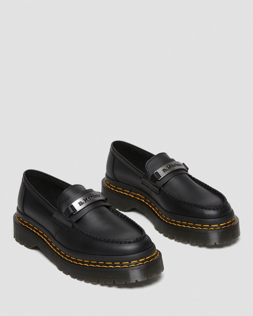 Stratford on Avon Grootte Dochter Dr. Martens Penton Bex Double Stitch Leather Loafers in Black | Lyst