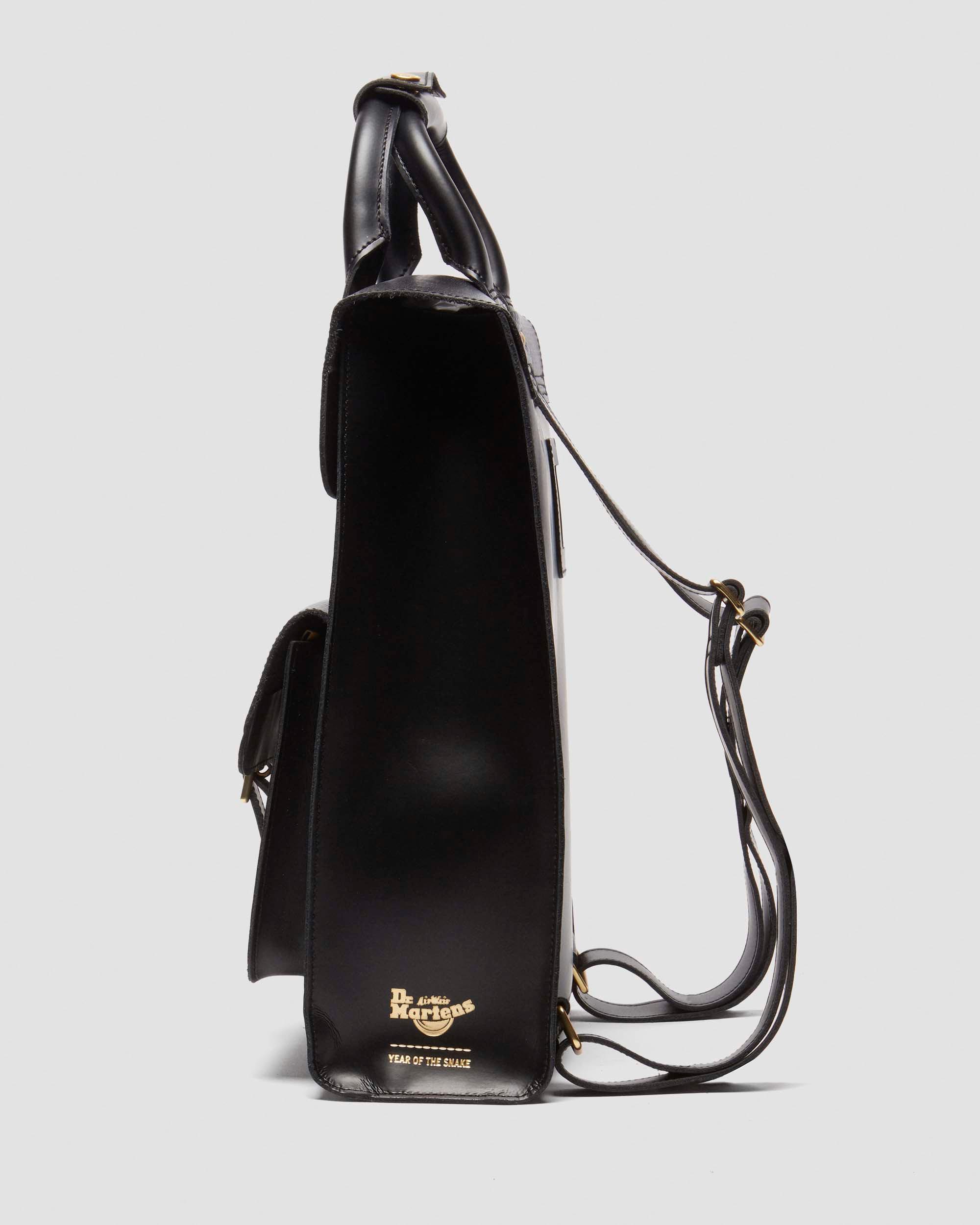 Martens Lunar New Year Diamond Embossed Leather Backpack in