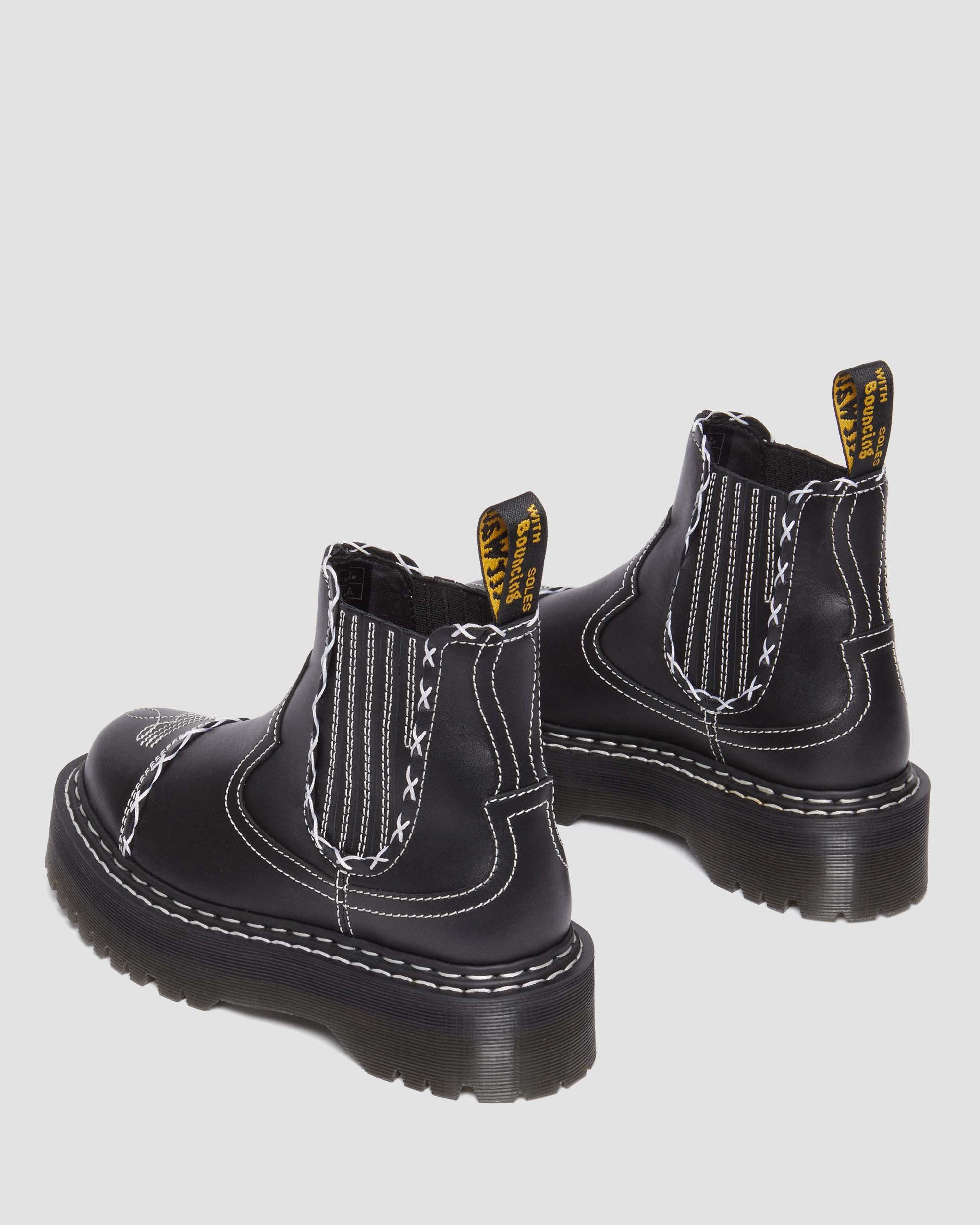 Dr. Martens 2976 Contrast Stitch Leather Chelsea Boots in 
