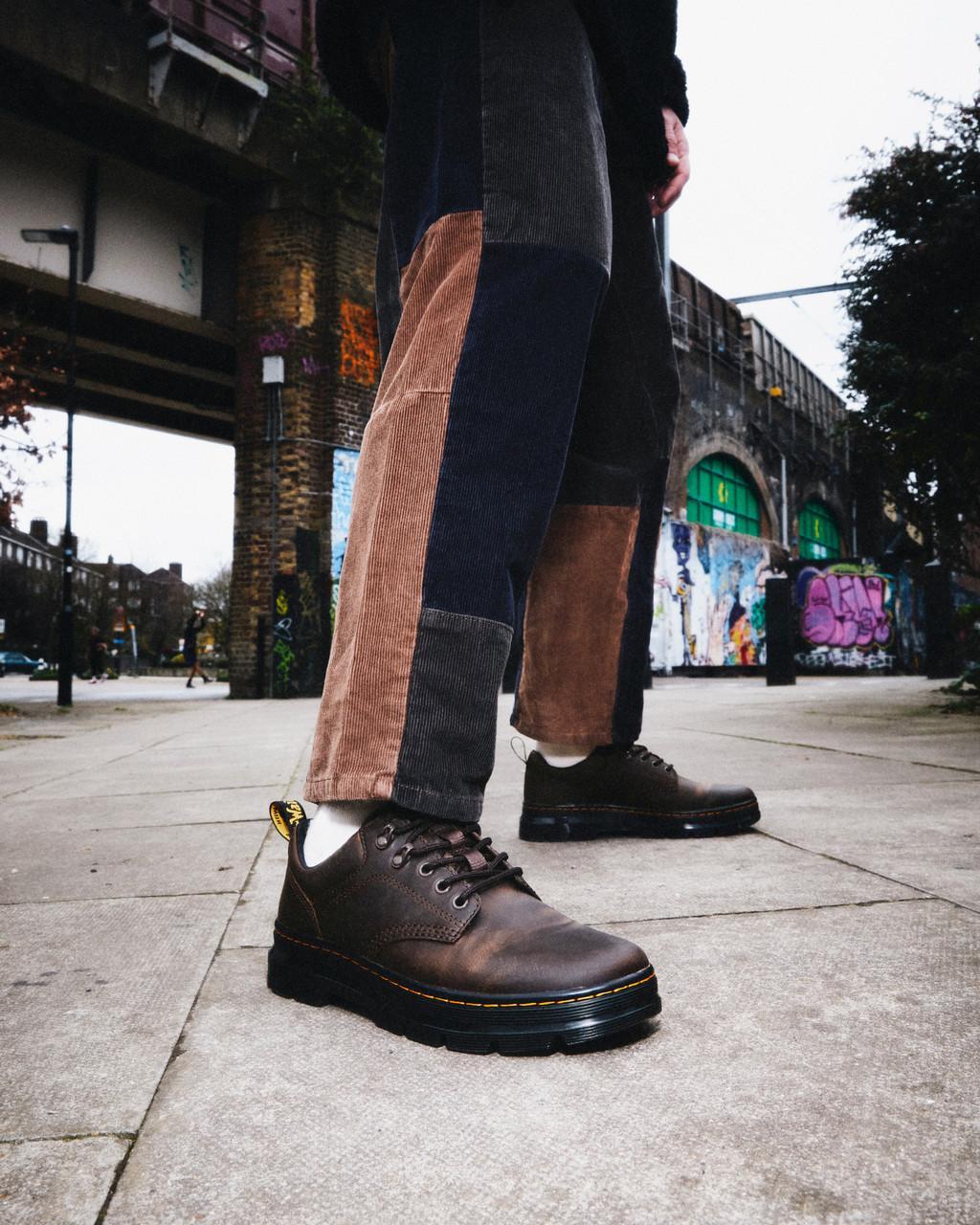 Dr. Martens Reeder Crazy Horse Leather Utility Shoes | Lyst