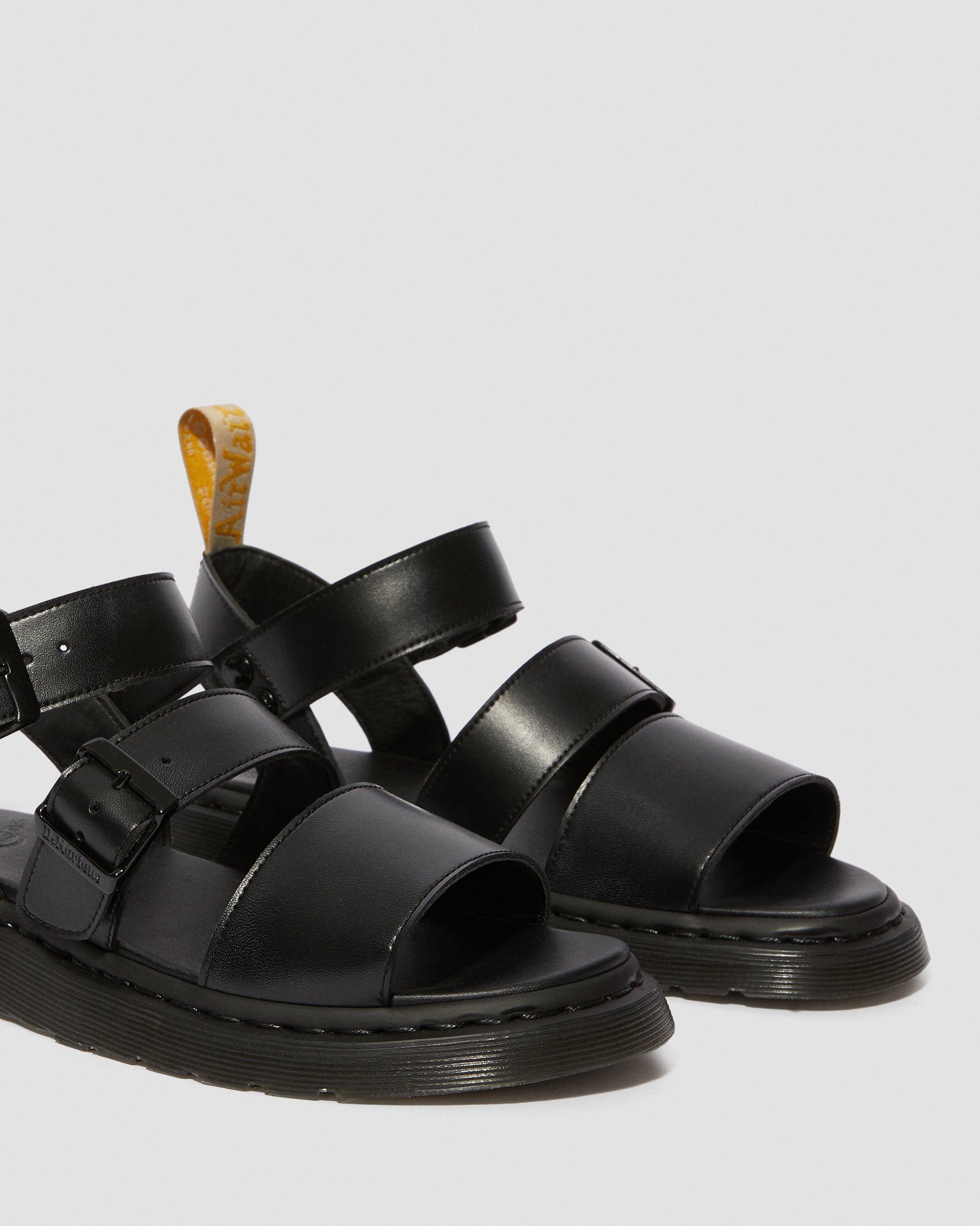 Dr. Martens Synthetic Vegan Gryphon Gladiator Sandals in Black - Lyst
