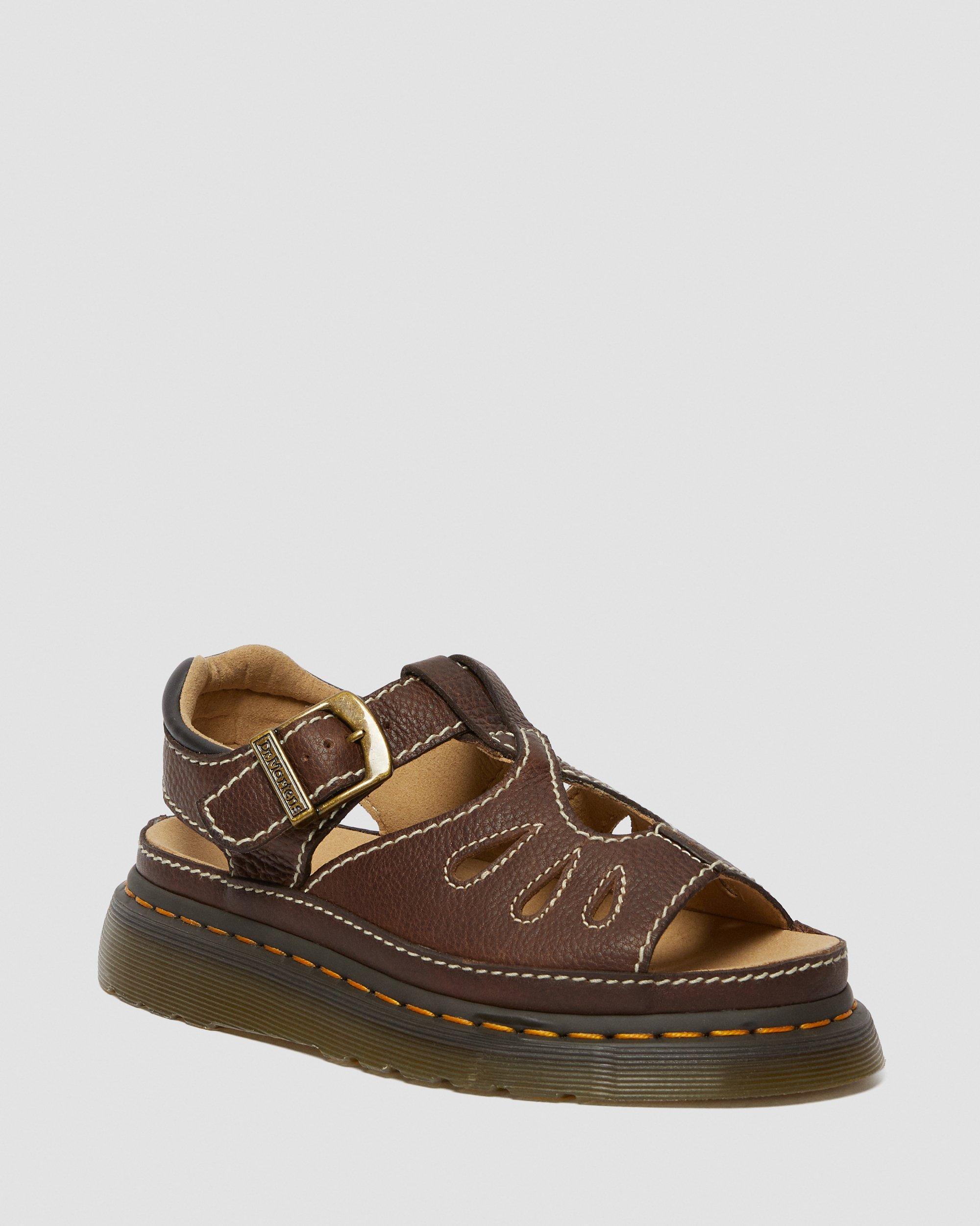 Doc martens sandals brown hotsell