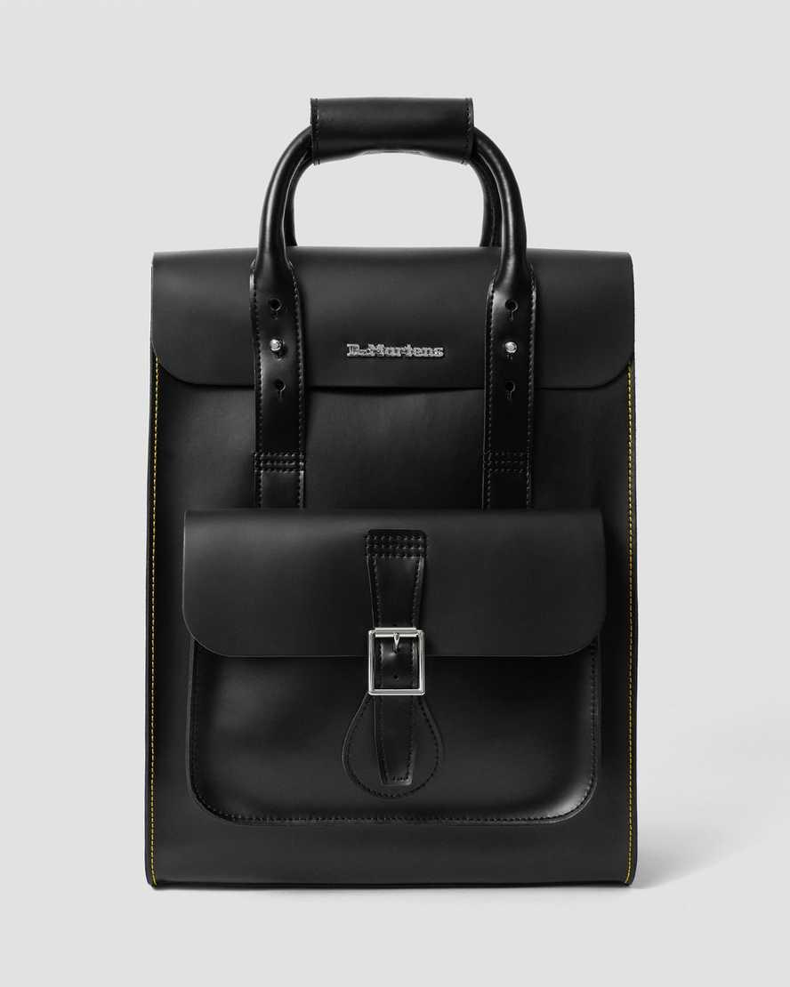 doc martens mini backpack Dr. Martens/Mini Backpack/Patent With yellow welt stitching and an air Mini Backpack Dr Martens Rucksack