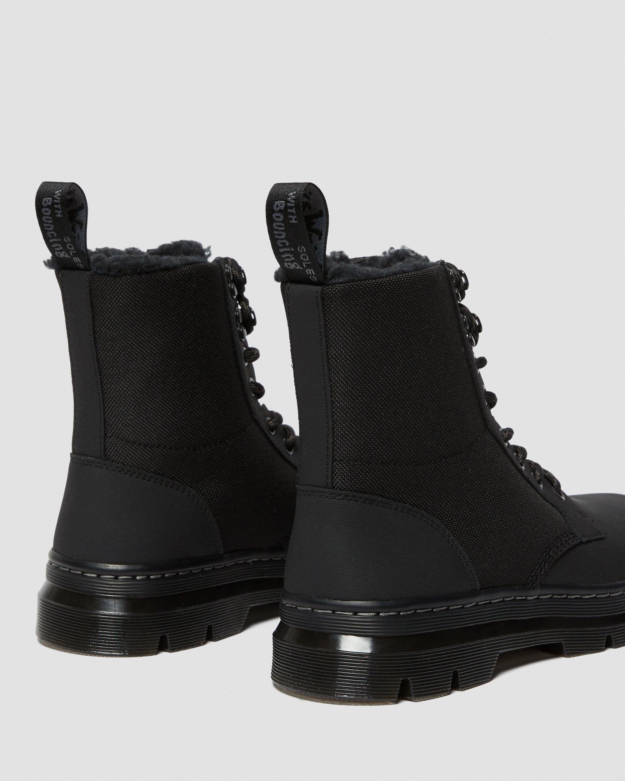Dr. Martens Combs Fleece Lined Casual Boots in Black - Lyst