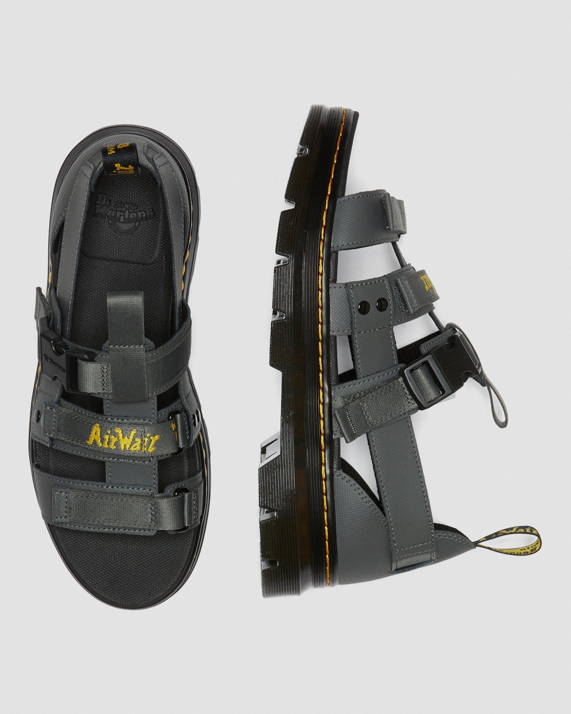 Dr. Martens Pearson Webbing Sandals in Black | Lyst