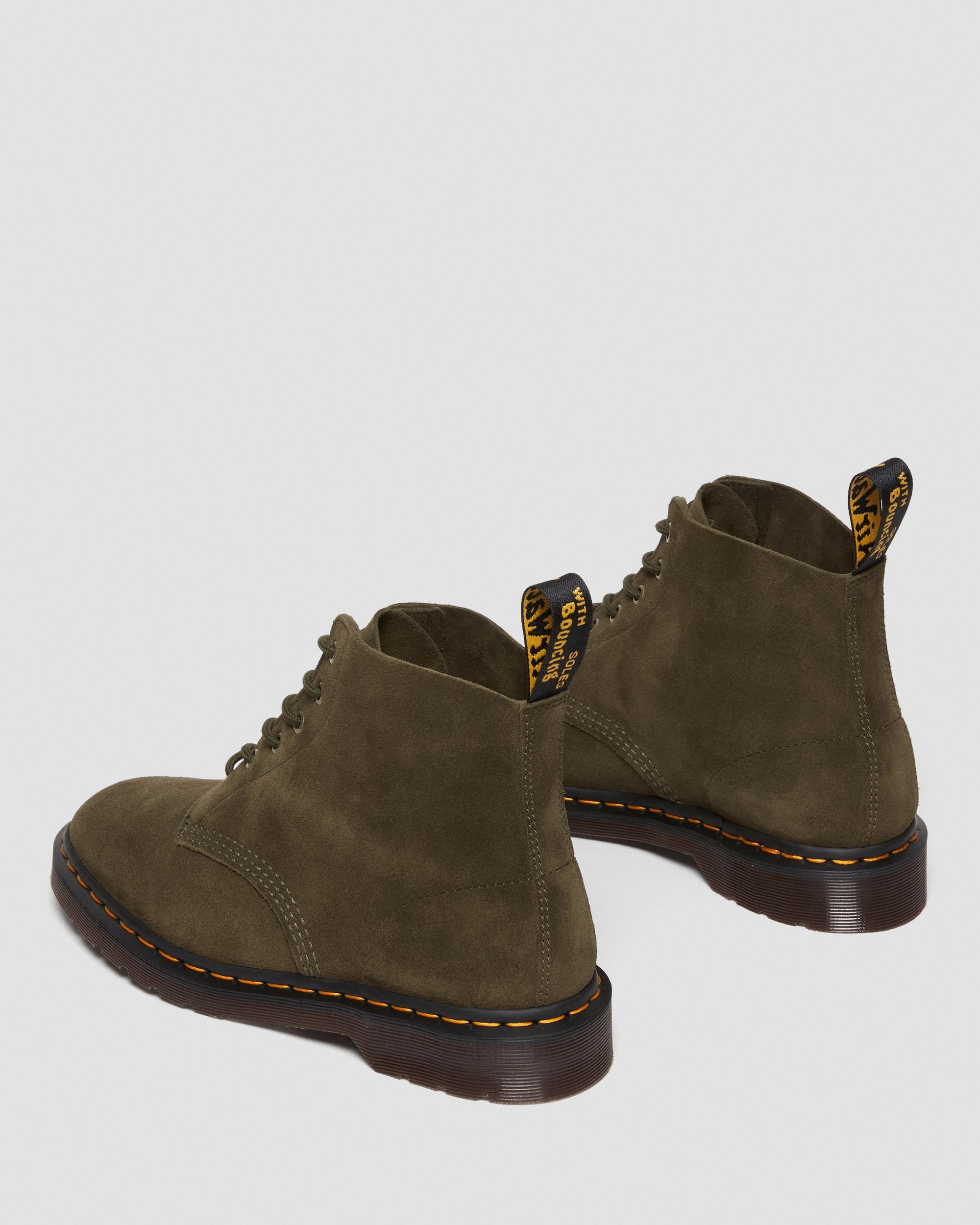 Dr. Martens 101 Ben Repello Suede Ankle Boots in Green for Men | Lyst