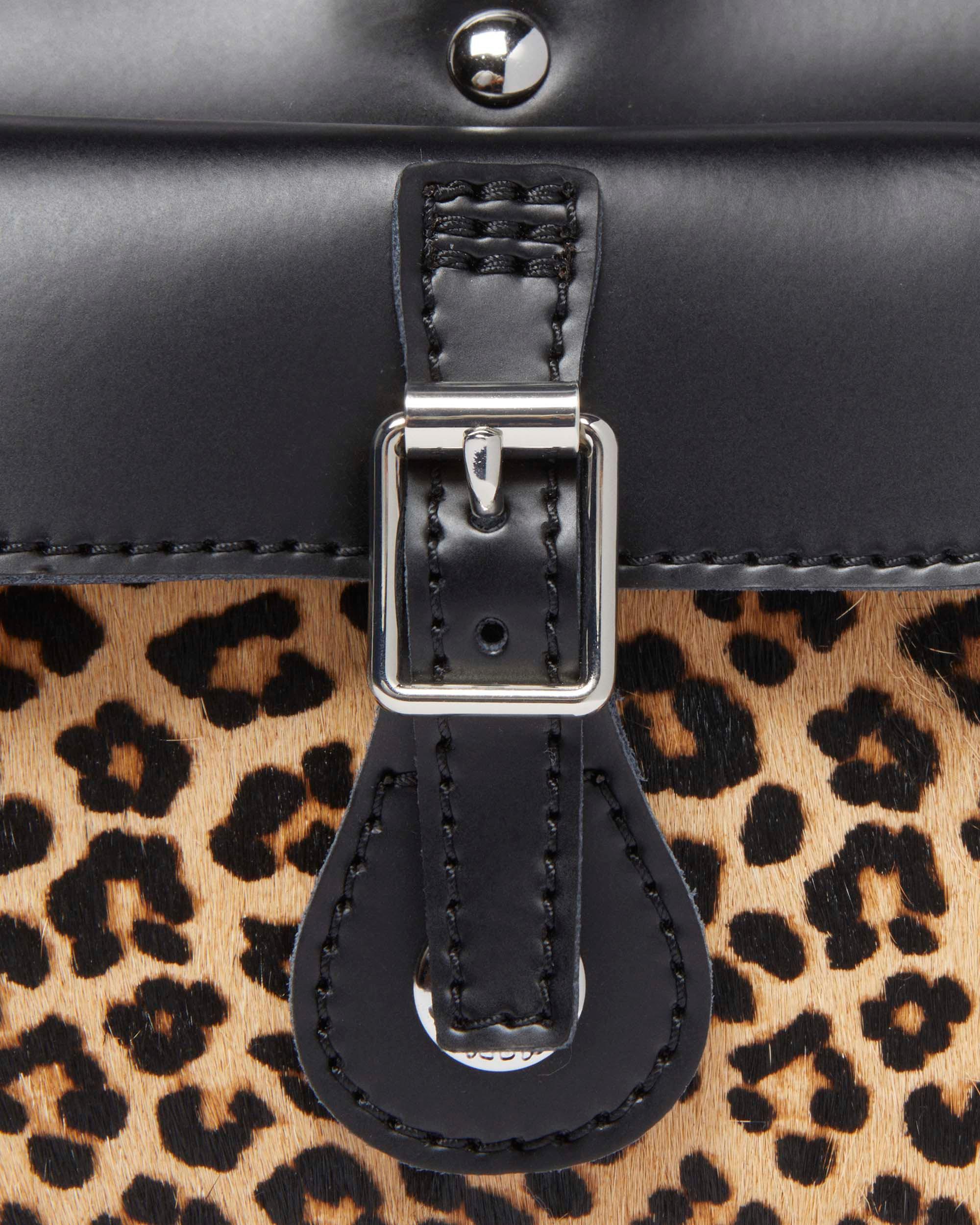Dr Martens★レオパード PRINT HAIR-ON TOP HANDLE BAG Dr. Martens Print Hair-On Top Handle Bag in Black | Lyst