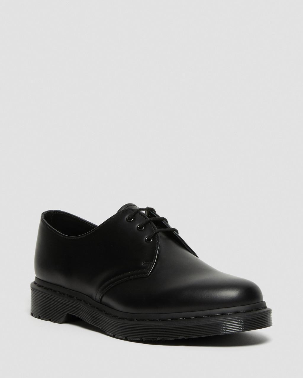 Dr. Martens 1461 Mono Smooth Leather Oxford Shoes in Black | Lyst