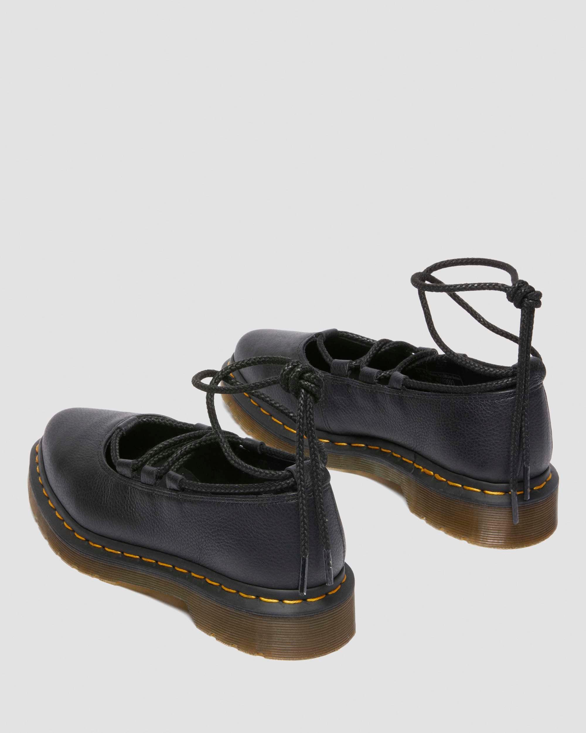 Dr. Martens Elphie Ii Virginia Leather Ballet Flats Shoes in