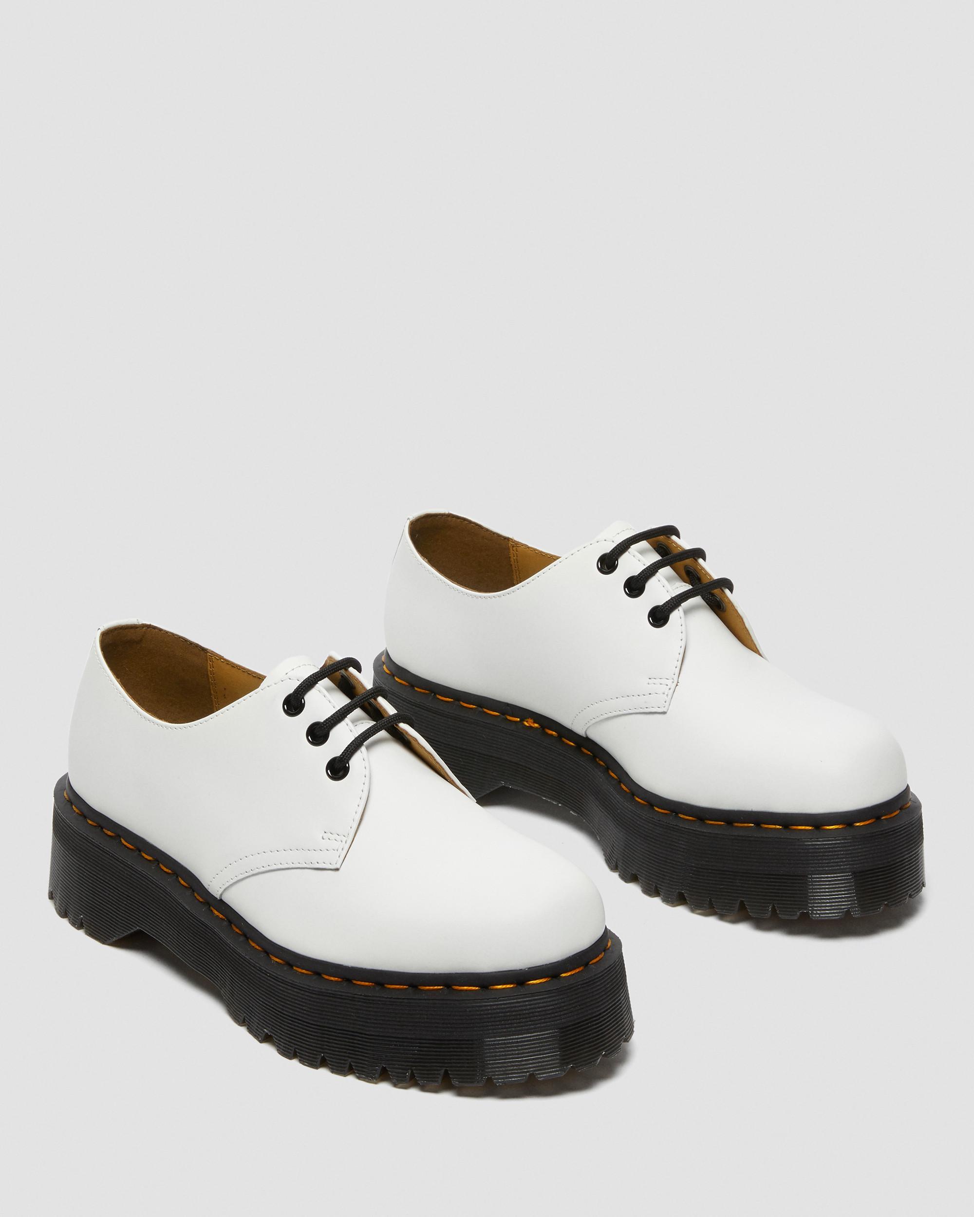 dr martens platform white