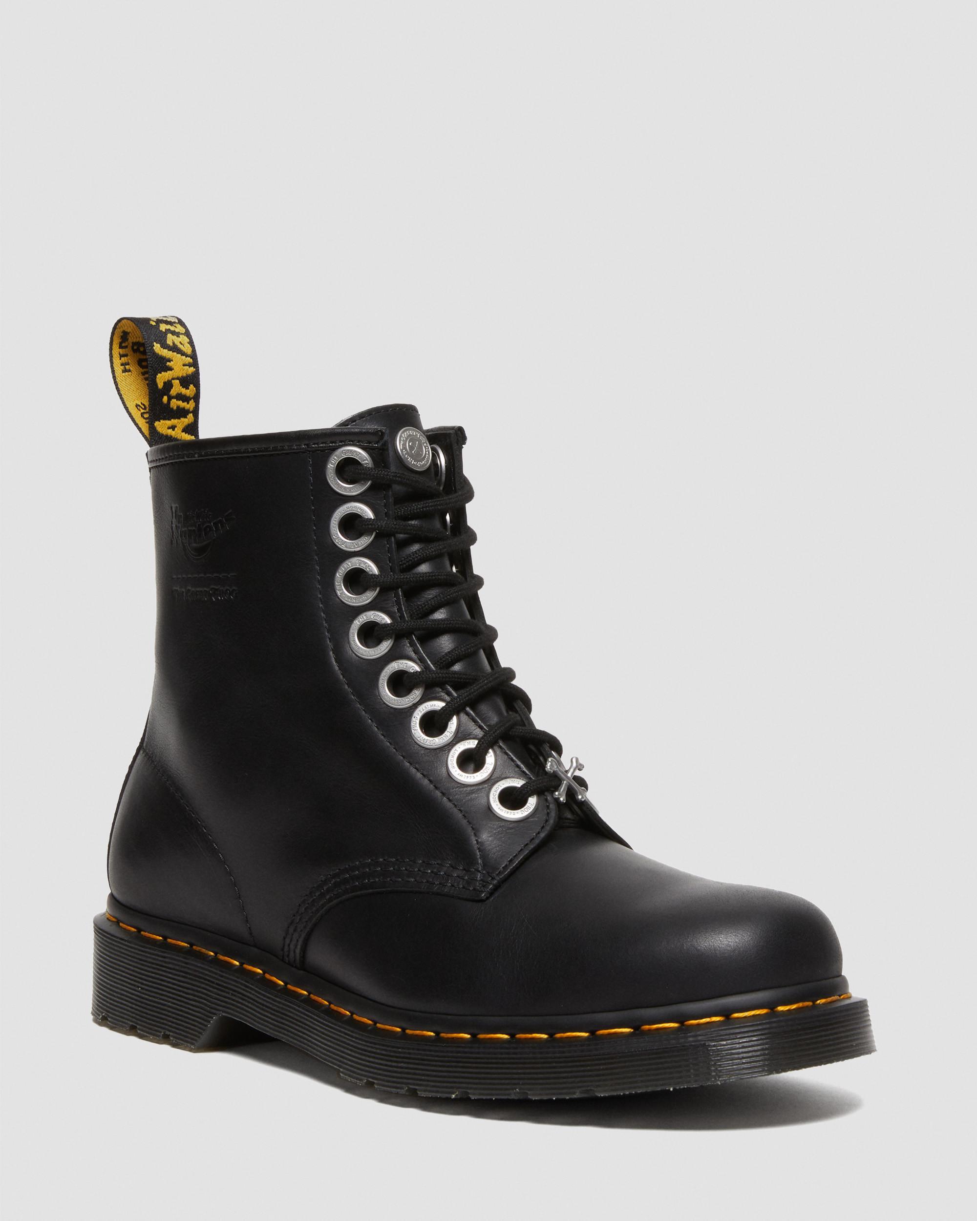 Dr. Martens 1460 The Great Frog Leather Boots in Black for Men | Lyst