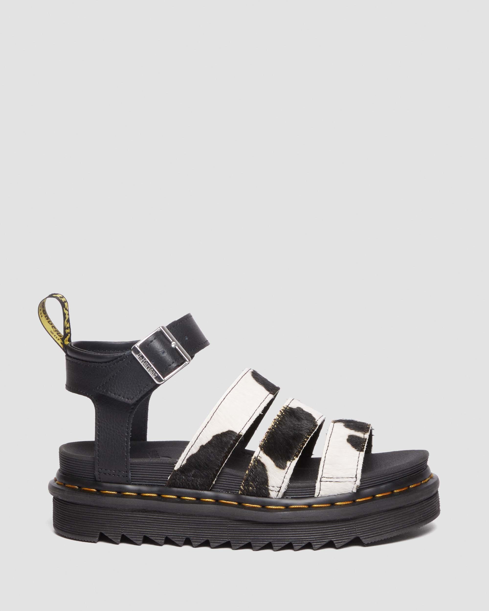 [DR.MARTENS] Blaire Cow Print Hair On & Black Athena ☆ Amazon.com | Dr. Martens Women's Blaire Cow Print Fisherman