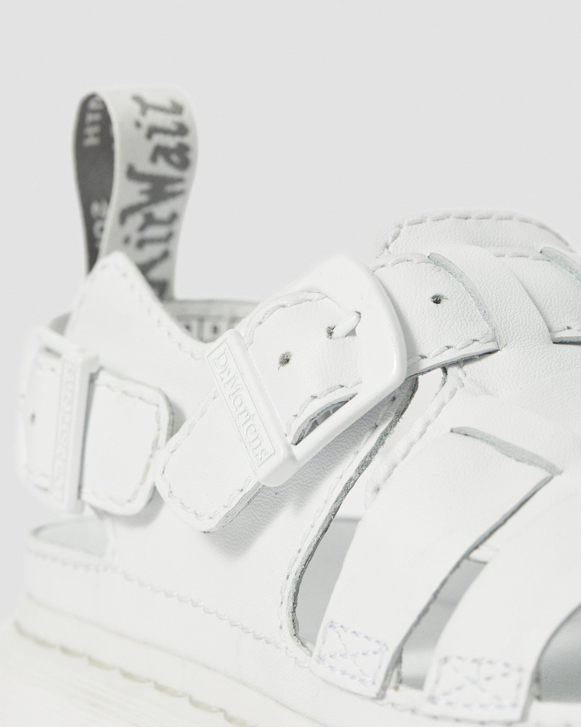 mono leather fisherman sandals
