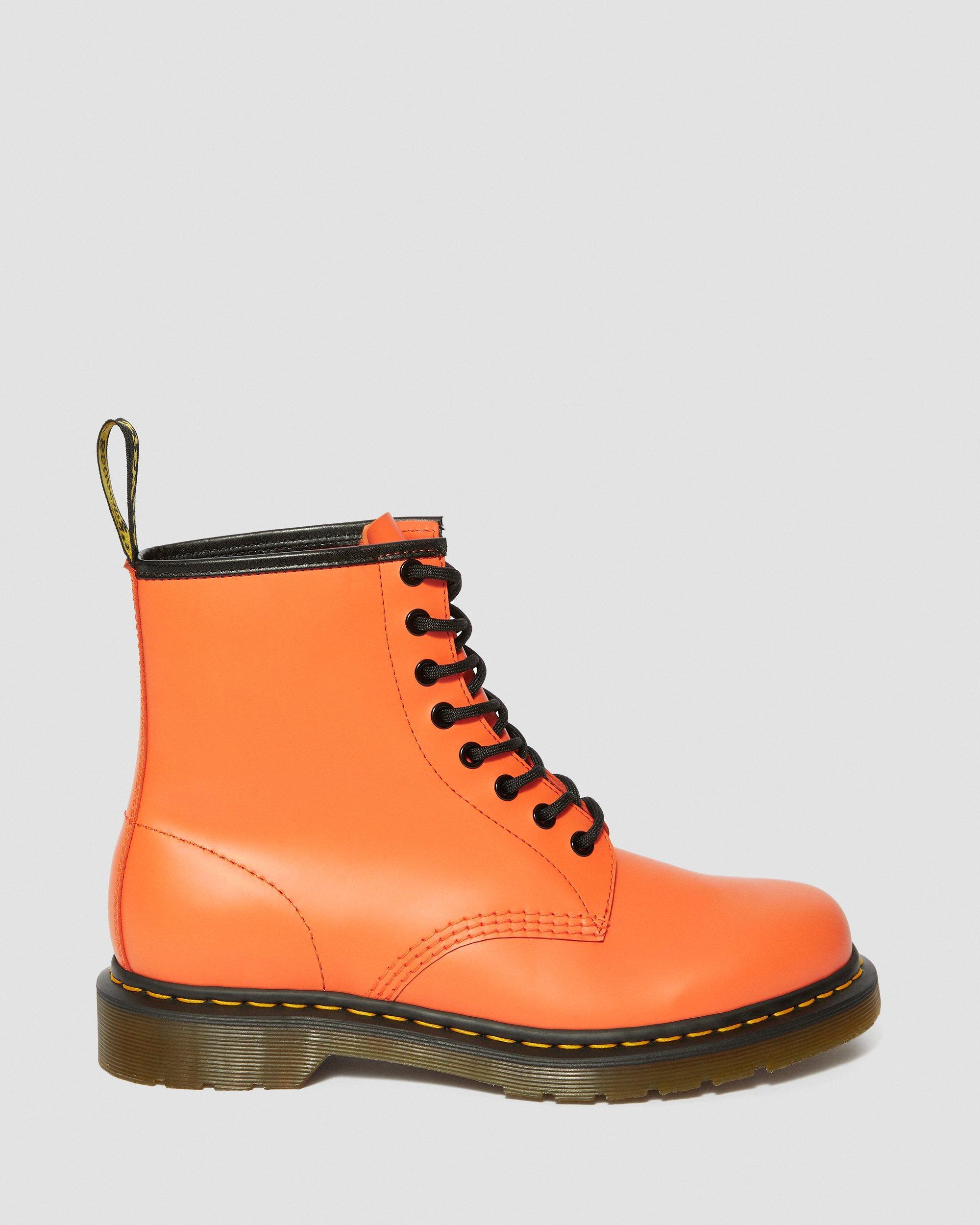 Dr. Martens 1460 Smooth Leather in Orange - Save 72% | Lyst