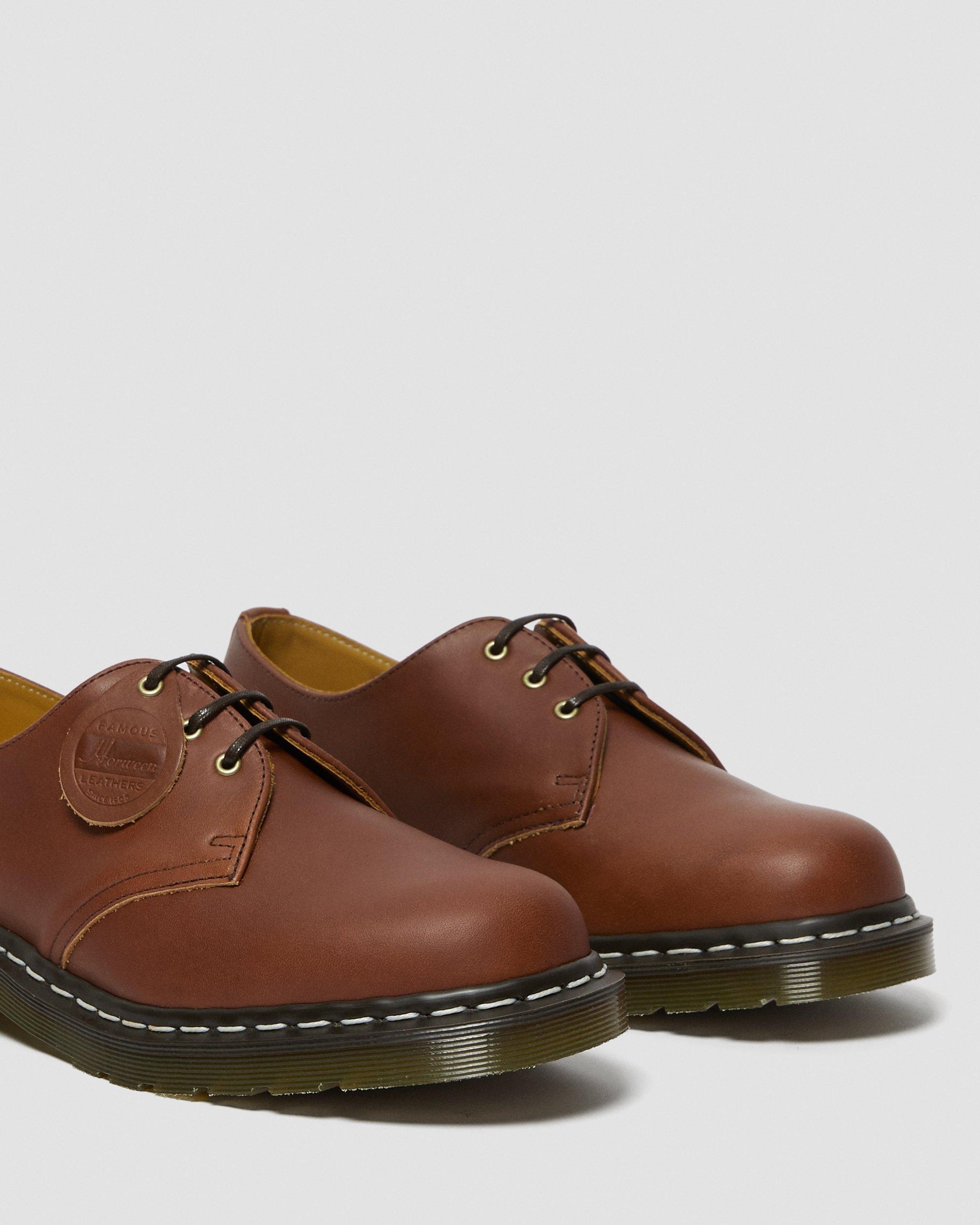 brown doc marten oxfords