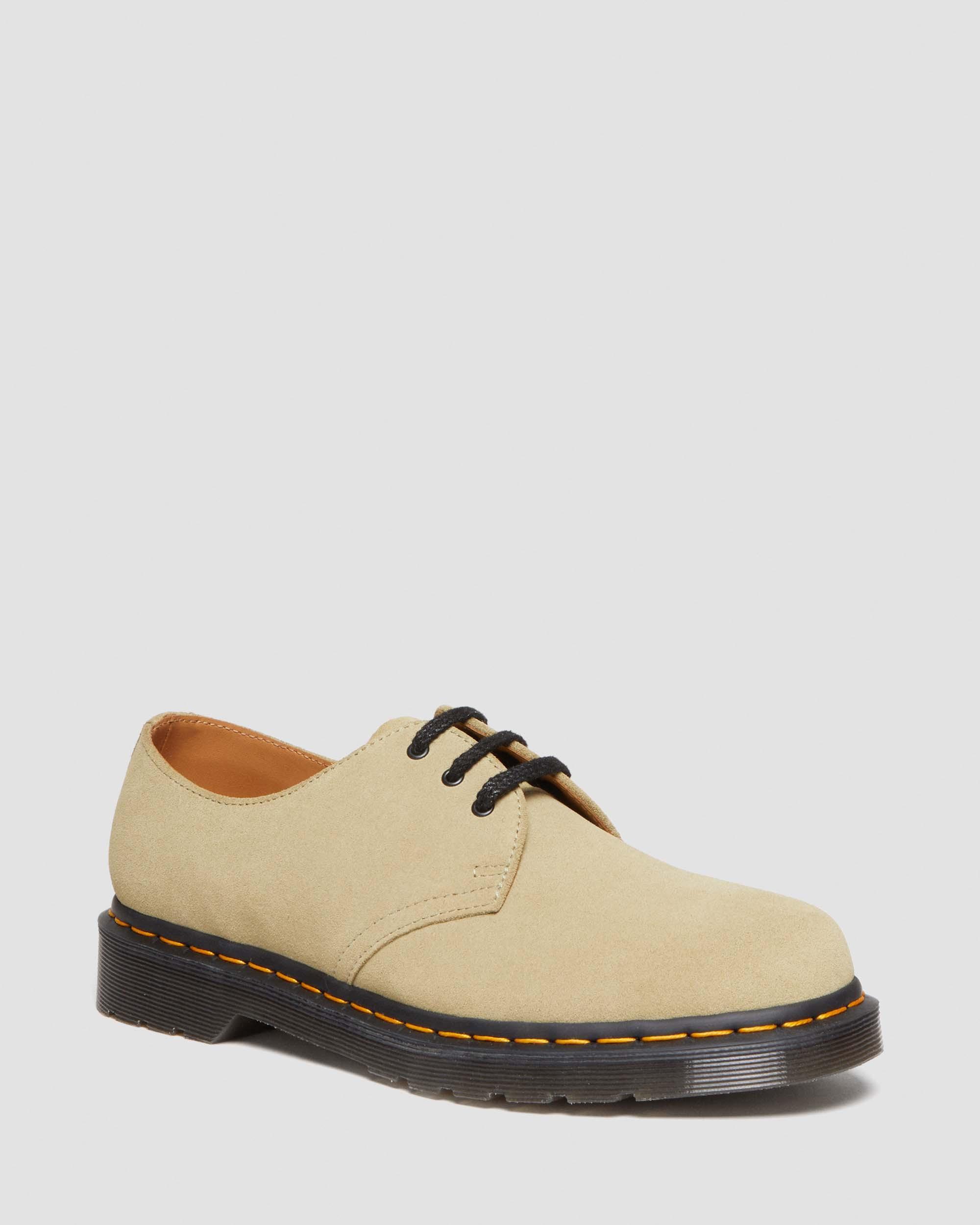 Dr. Martens 1461 Suede Oxford Shoes in Natural for Men Lyst
