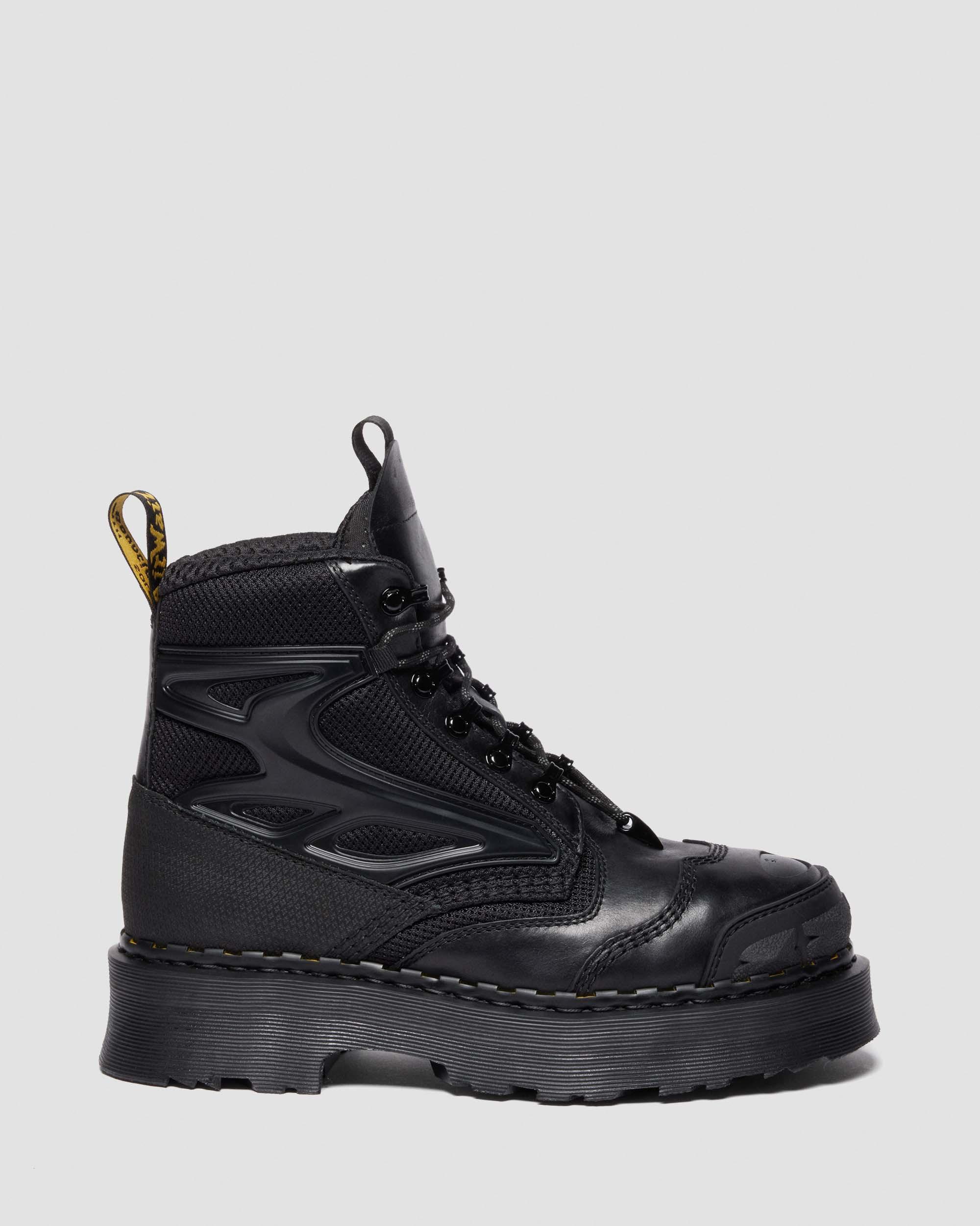 Vintage Dr. Martens Black Ankle-High Steel Toe Boots with Durable Leather Dr. Martens Exoshield Xx01 Steel Toe Leather Boots in Black  main image 3