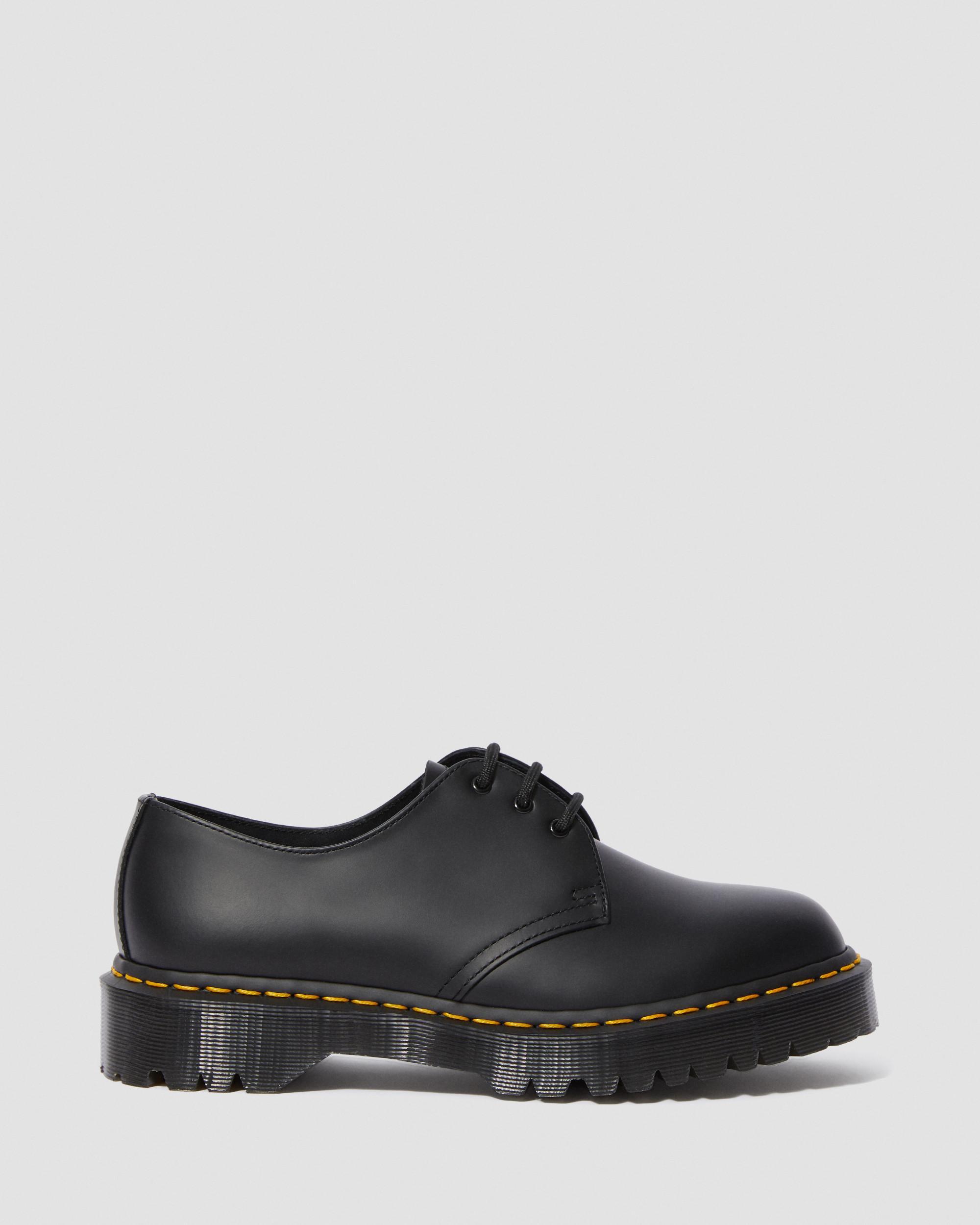 Dr. Martens 1461 Bex Smooth Leather Shoes in Black | Lyst