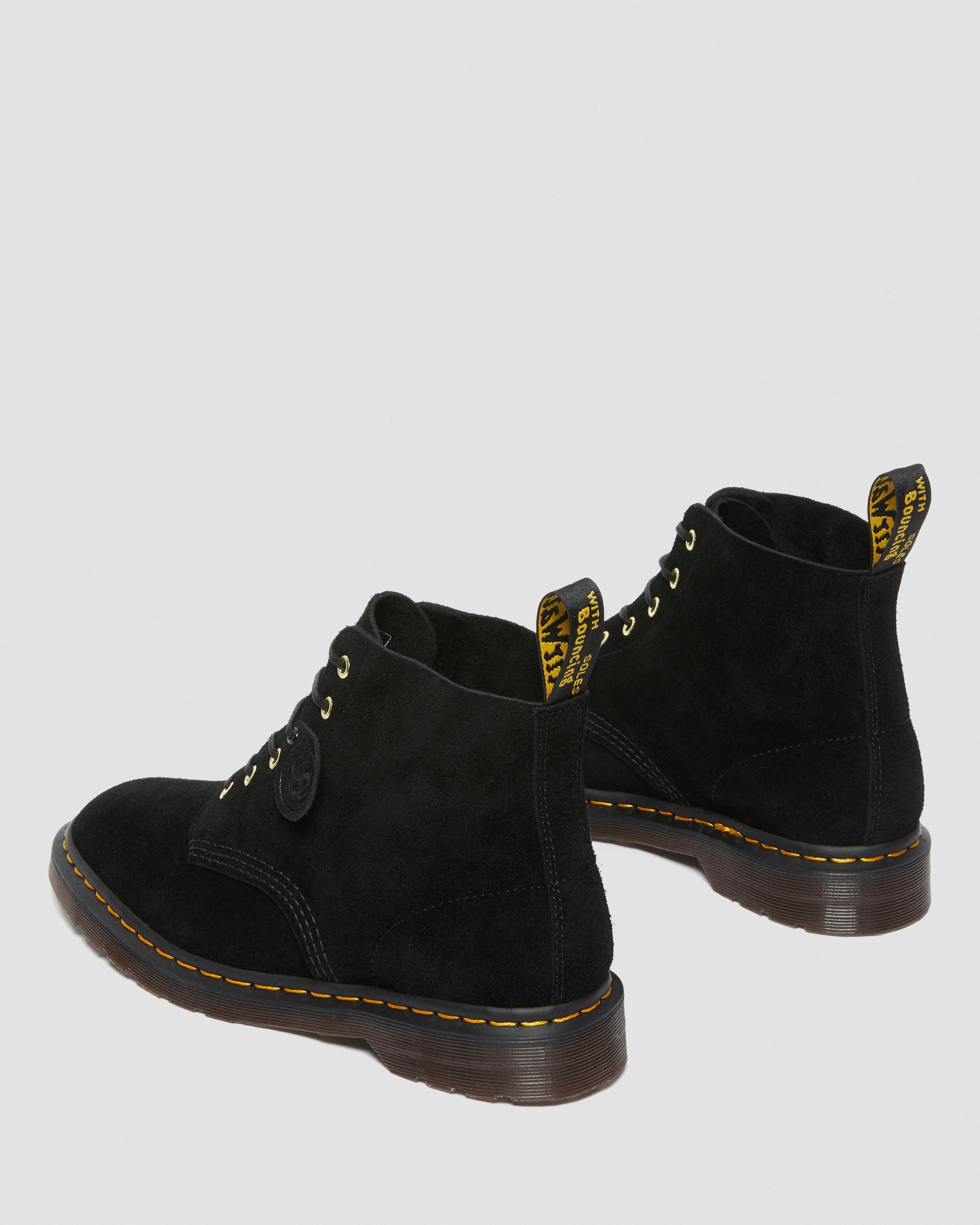 Dr. Martens 101 Suede Ankle Boots in Black | Lyst