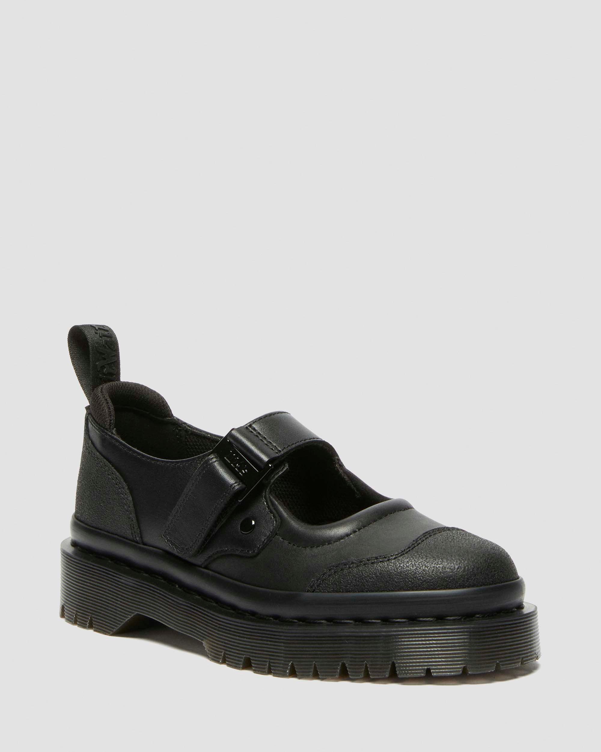 Dr. Martens Indica Ii Tech Strap Bex Mary Jane Shoes in Black | Lyst