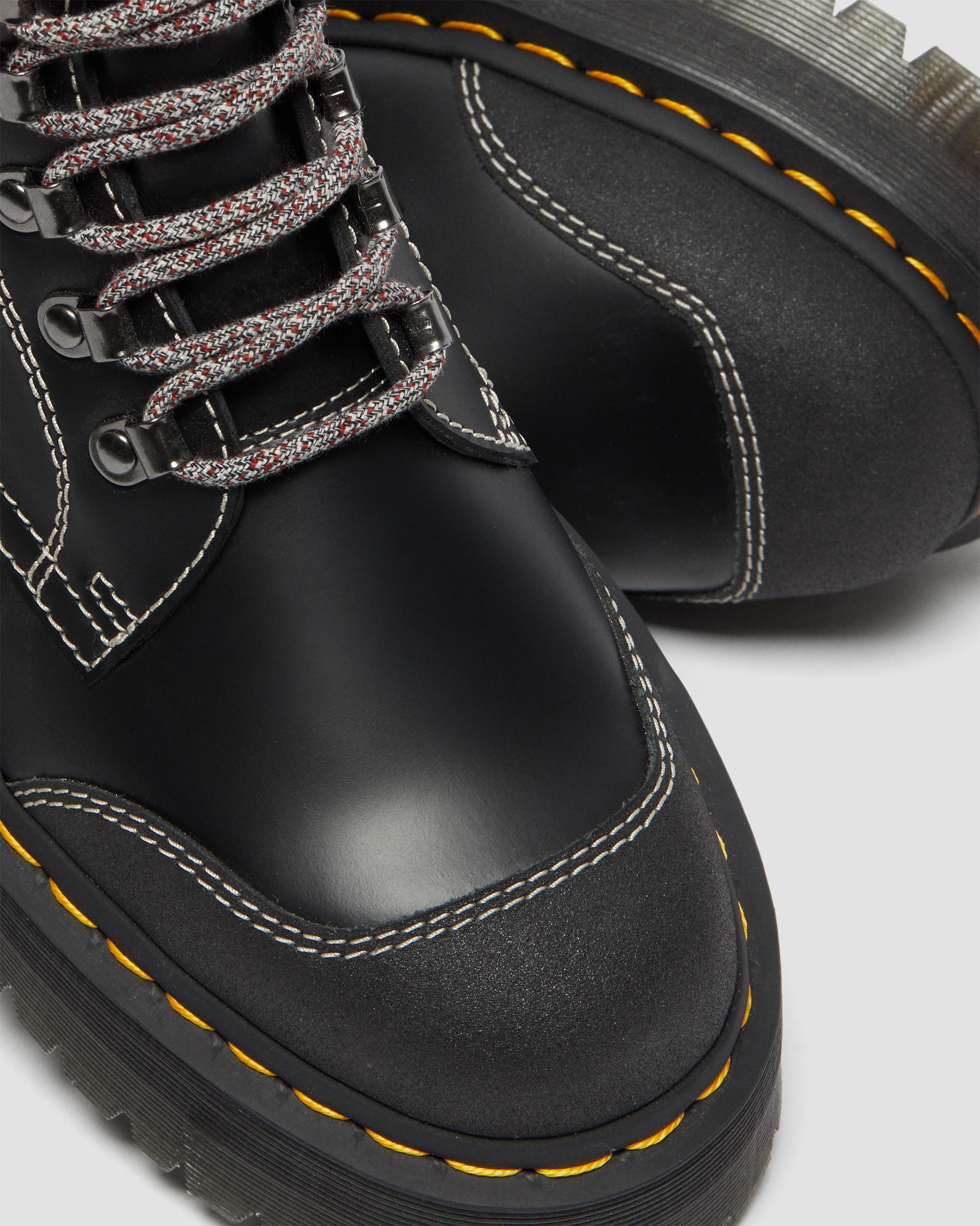 Dr. Martens Moreno Bex Smooth Leather Platform Boots in Black for Men | Lyst