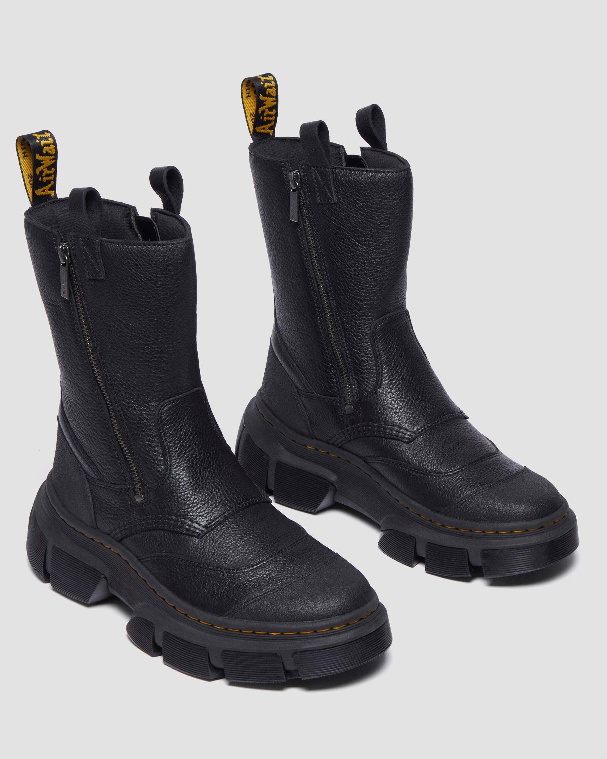 Dr. Martens Dmxl Rigger Leather Boots in Black | Lyst