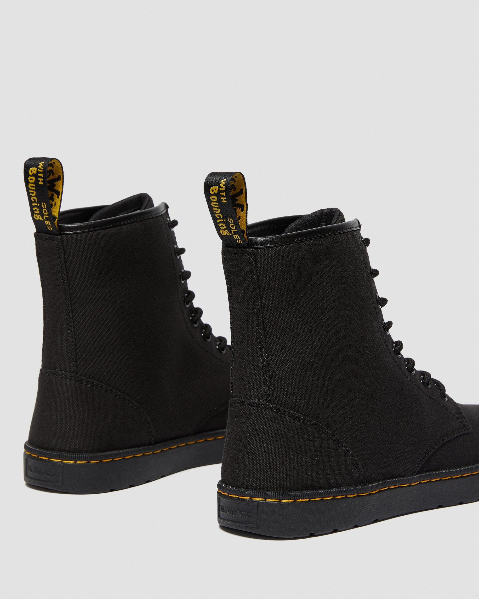 cairo canvas lace up boots