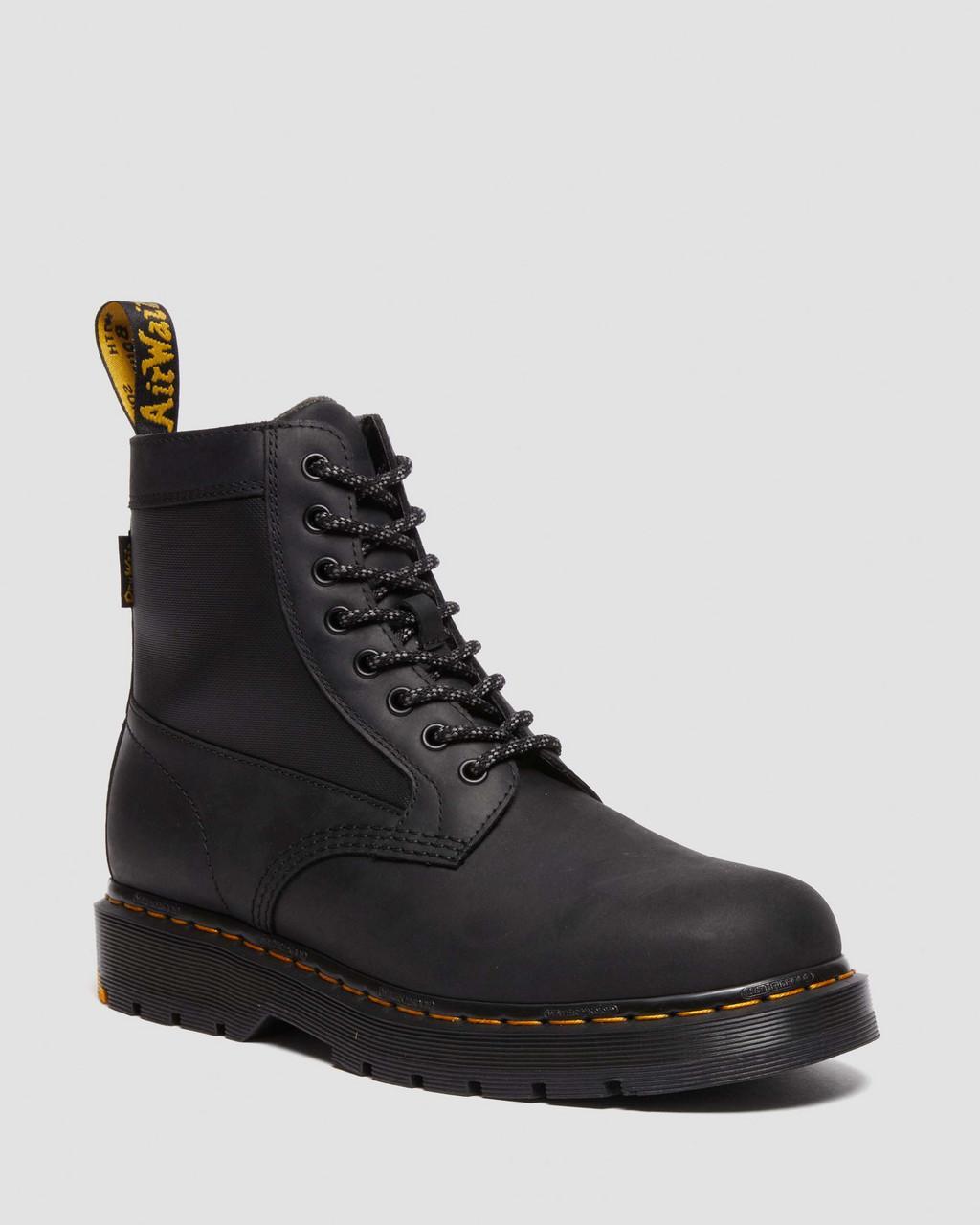 Lined Leather Boots MARTENS 1460 Pascal Valor WP Marru00f3n