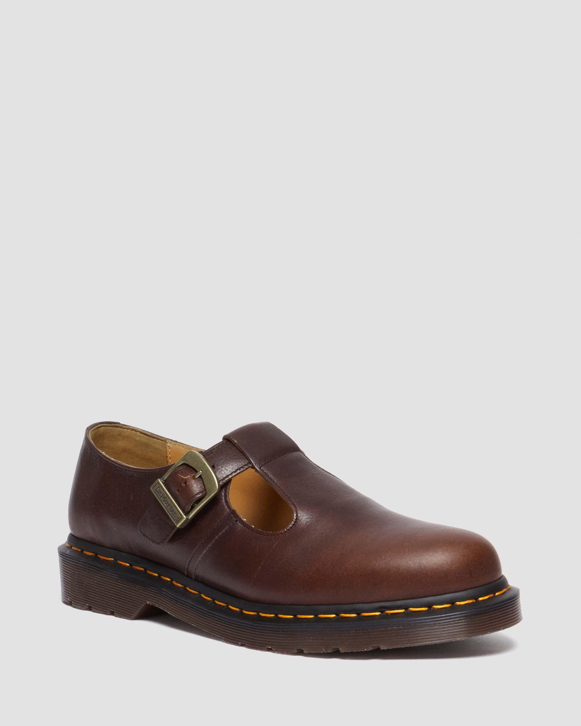 Dr. Martens T bar Regency Leather Mary Jane Shoes in Brown for Men Lyst UK
