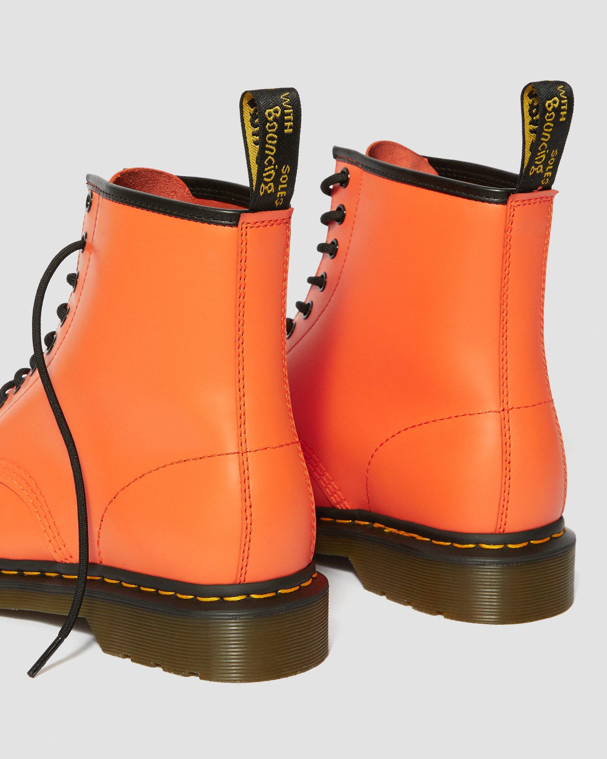 Dr. Martens 1460 Smooth Leather in Orange - Save 72% | Lyst