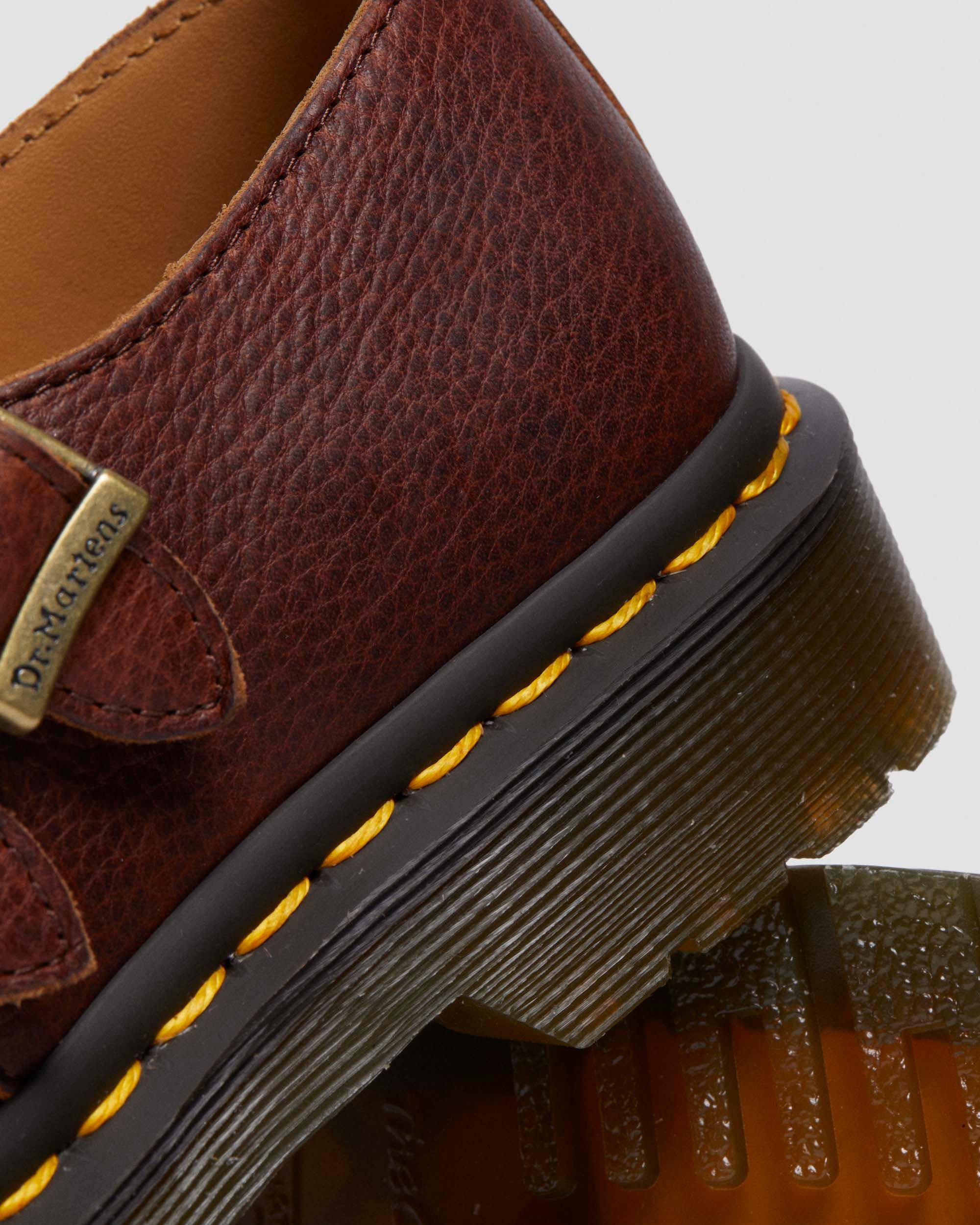 Martens 8065 Ambassador Mary Jane Shoes in Brown Lyst