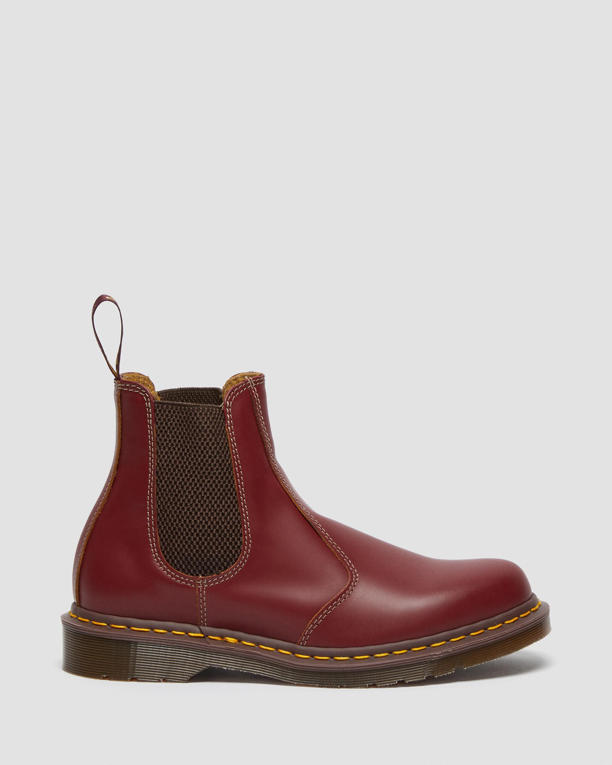 Dr. Martens 2976 Vintage Made In England Chelsea Boots in Red | Lyst