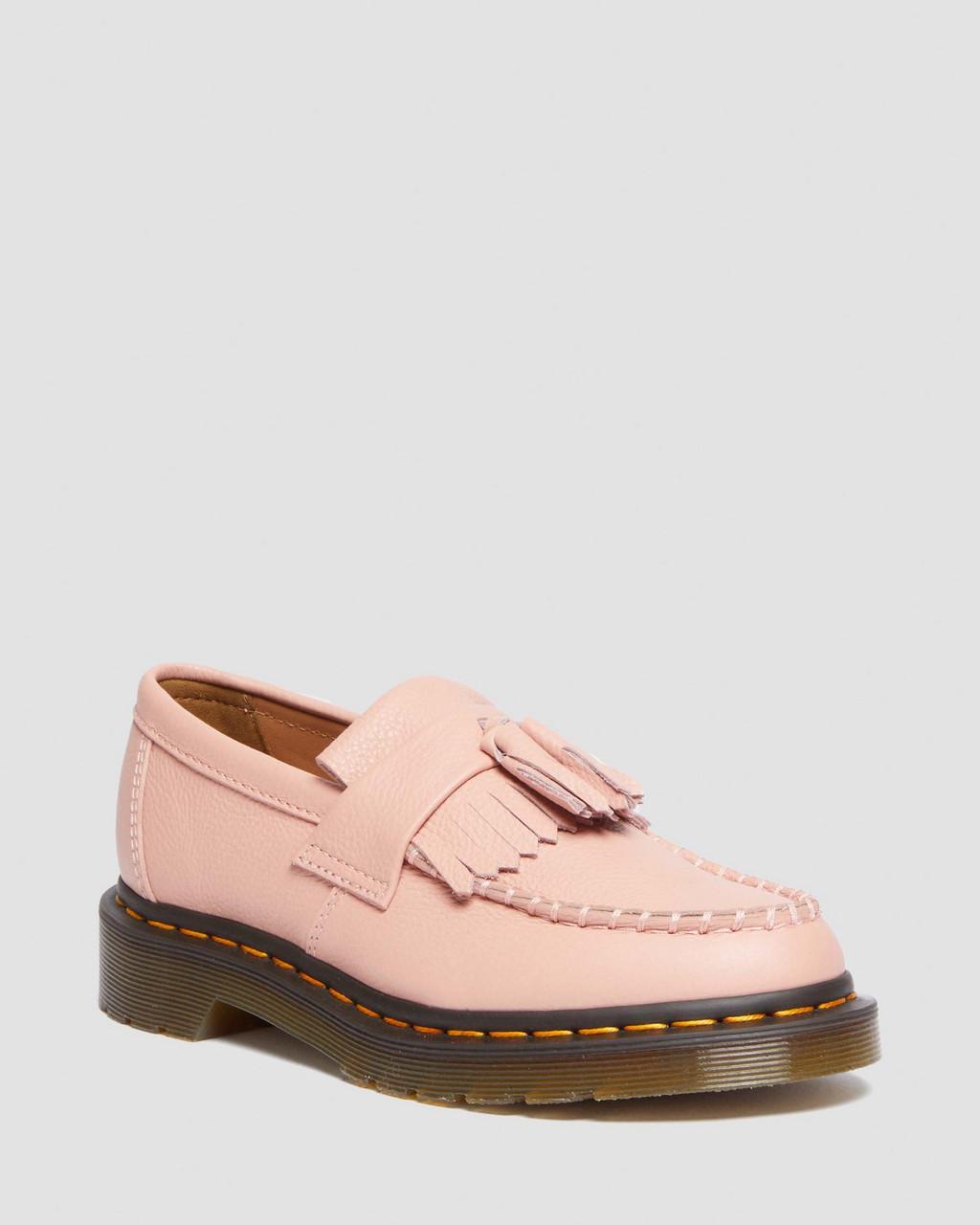 Bandit Vanære barndom Dr. Martens Adrian Virginia Leather Tassel Loafers in Pink | Lyst