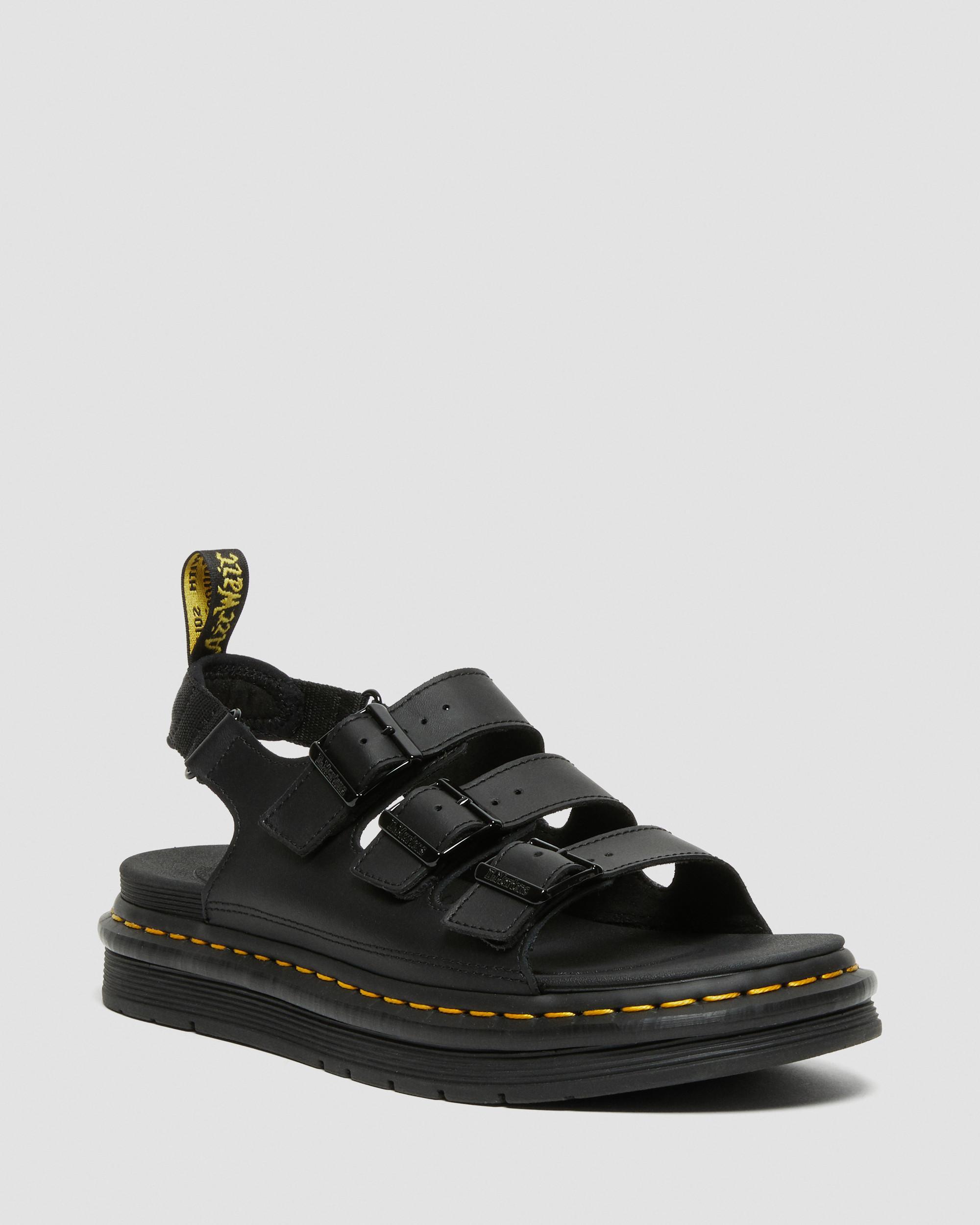 Doc marten hotsell black sandals
