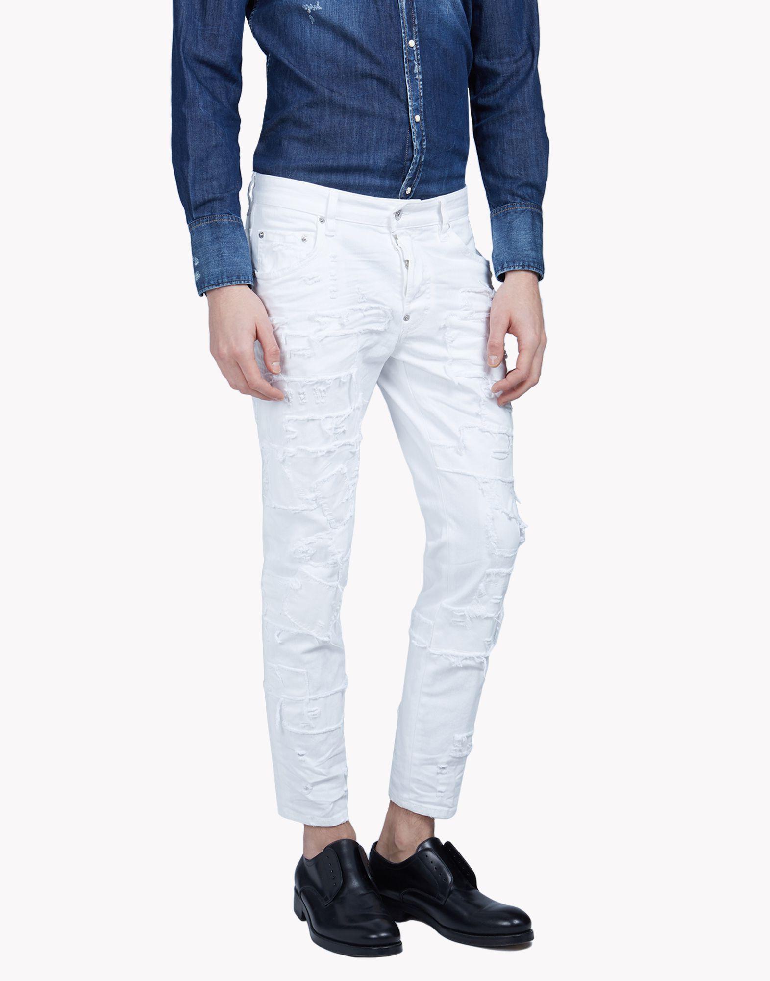 Lyst Dsquared² White Wash Jeans in White for Men
