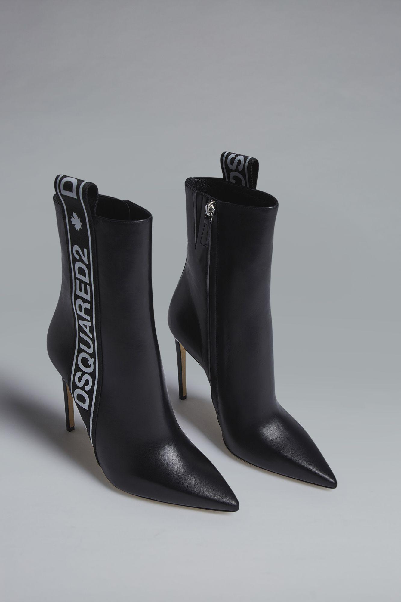 bronx hip hop dsquared2 tape ankle boots