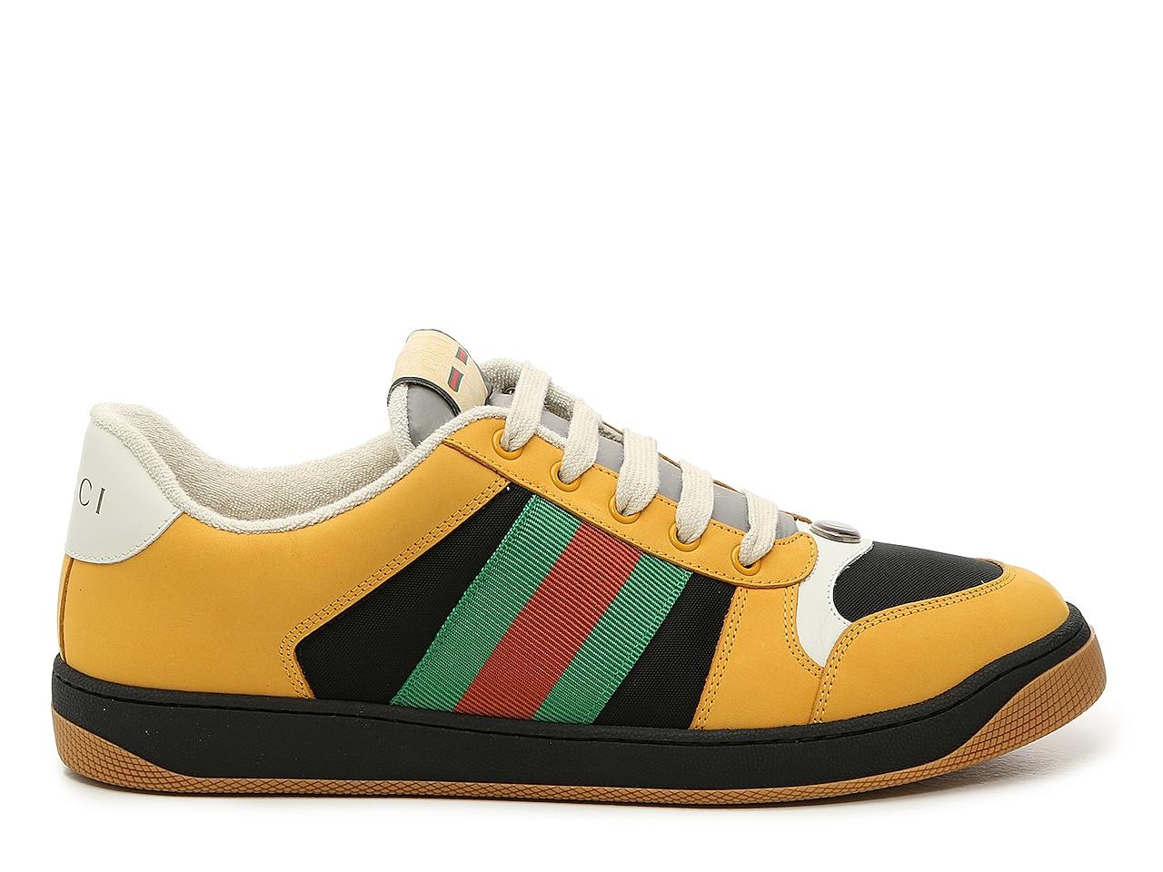 Gucci Ultrapace Sneaker Black, Yellow Snake & Red | END.
