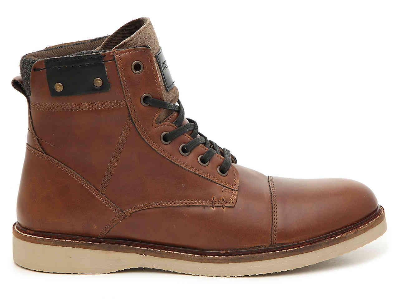 red tape ocean cap toe boot
