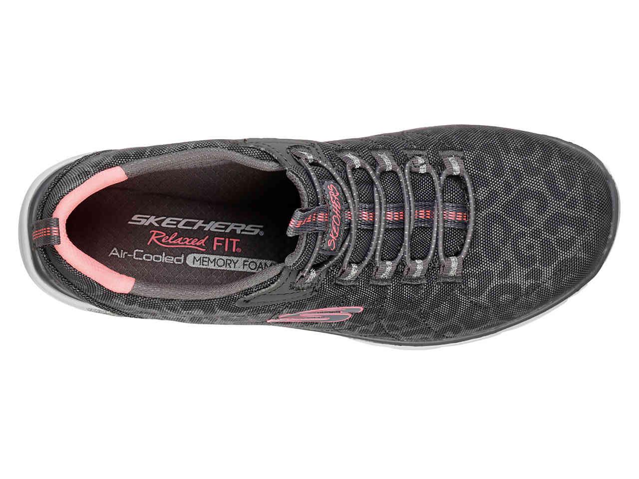 Skechers Synthetic Relaxed Fit Empire D'lux Spotted Slip-on Sneaker in  Grey/Pink Leopard (Gray) - Lyst