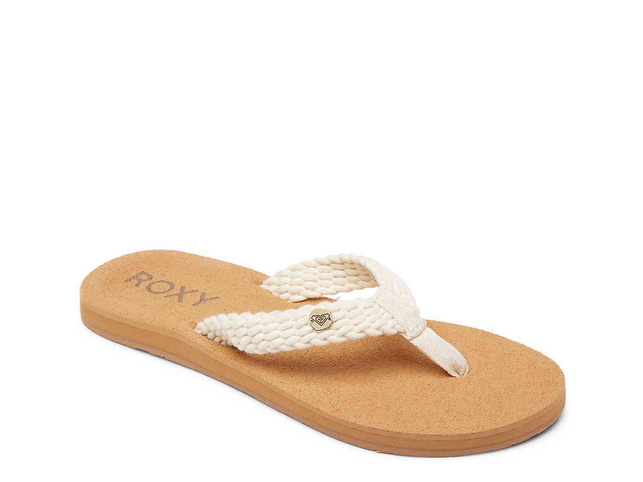 roxy tidepool flip flops