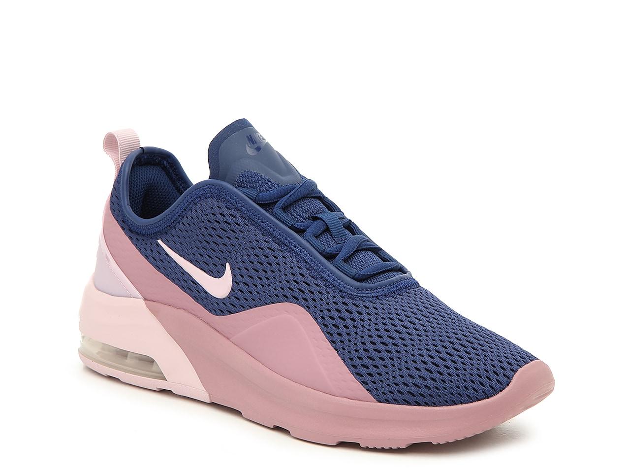 Nike Synthetic Air Max Motion 2 Sneaker in Navy/Mauve (Blue) | Lyst
