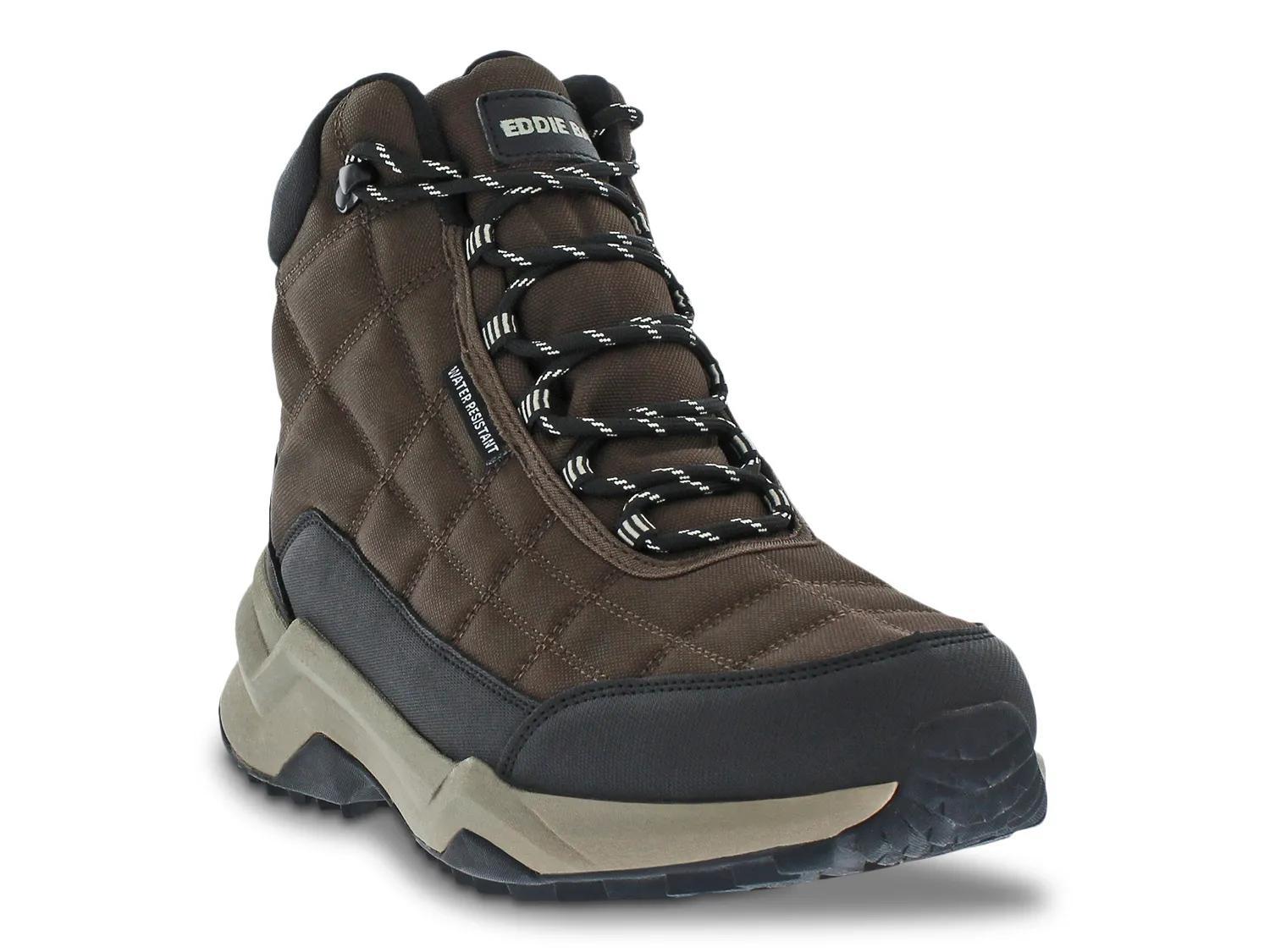 Bottes D'hiver Eddie Bauer Pour Homme - Taille 9 M US (43 EU), Marron Simili-cuir - Neuf Sans Emballage