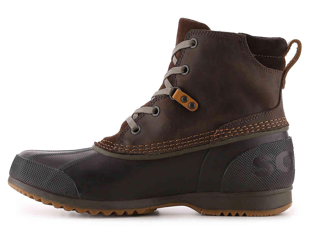Sorel Leather Ankeny Duck Boot in Brown for Men - Lyst