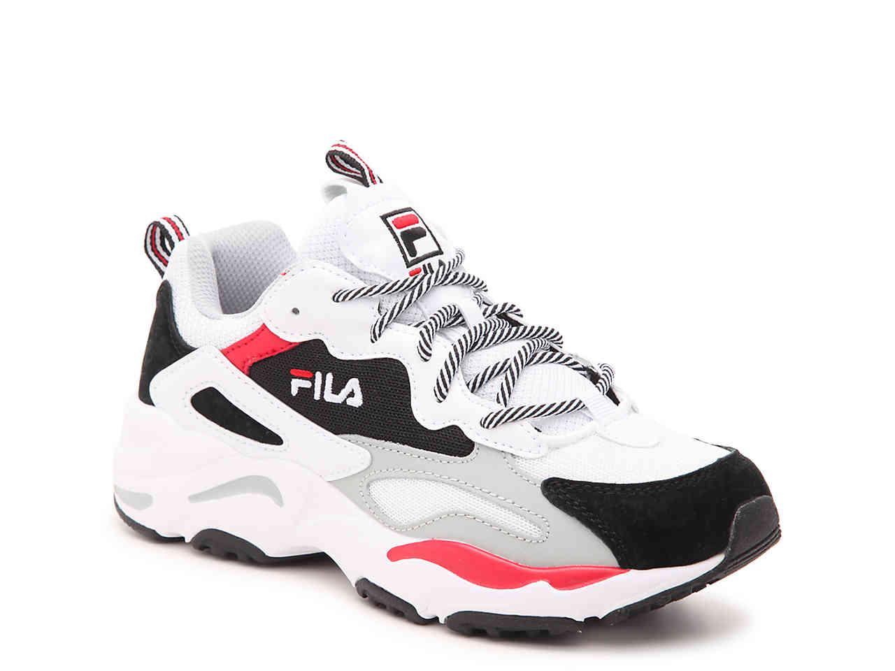 Fila Ray Tracer in Black/White/Red (White) | Lyst