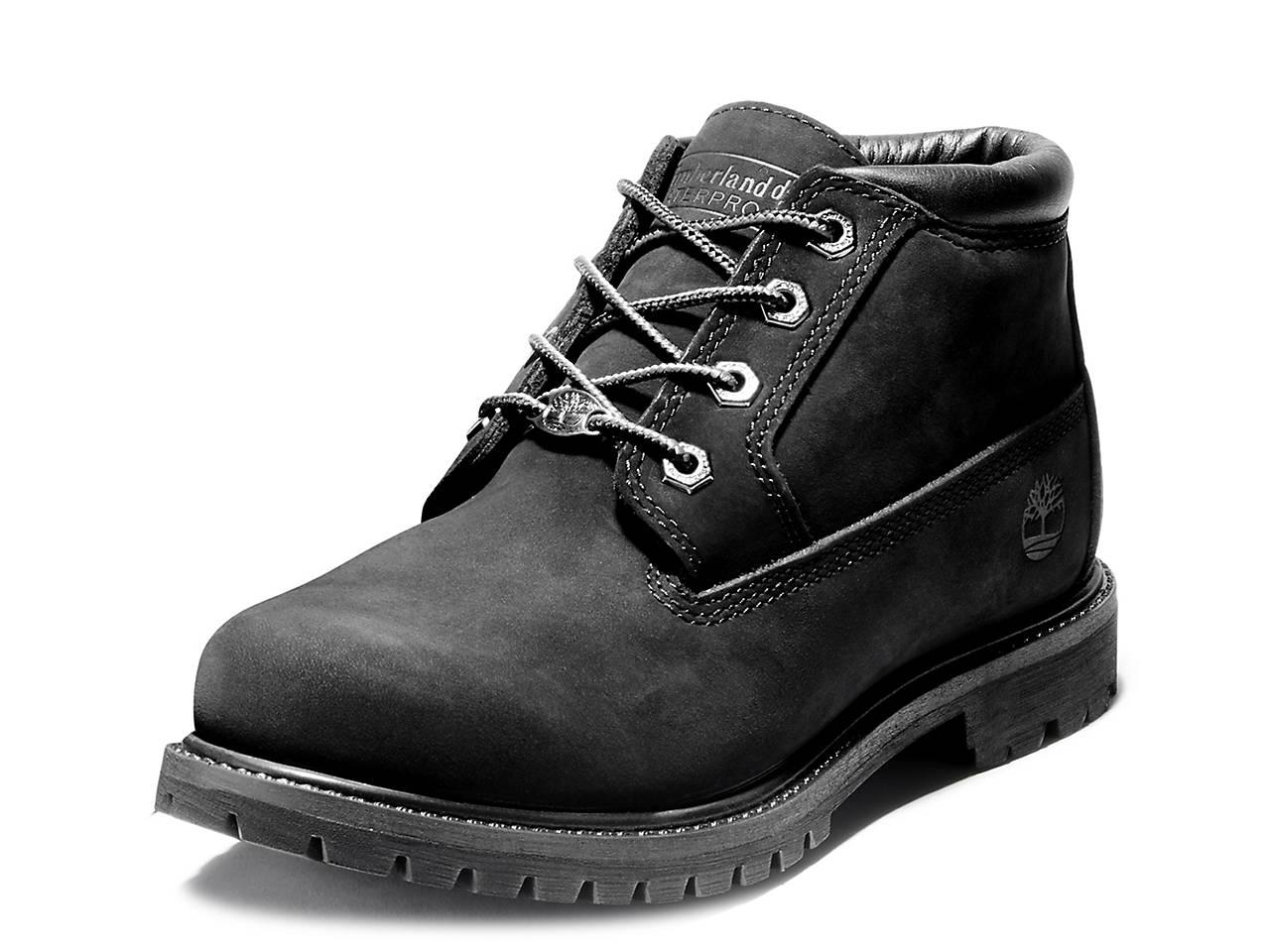womens timberland black nellie chukka double boots