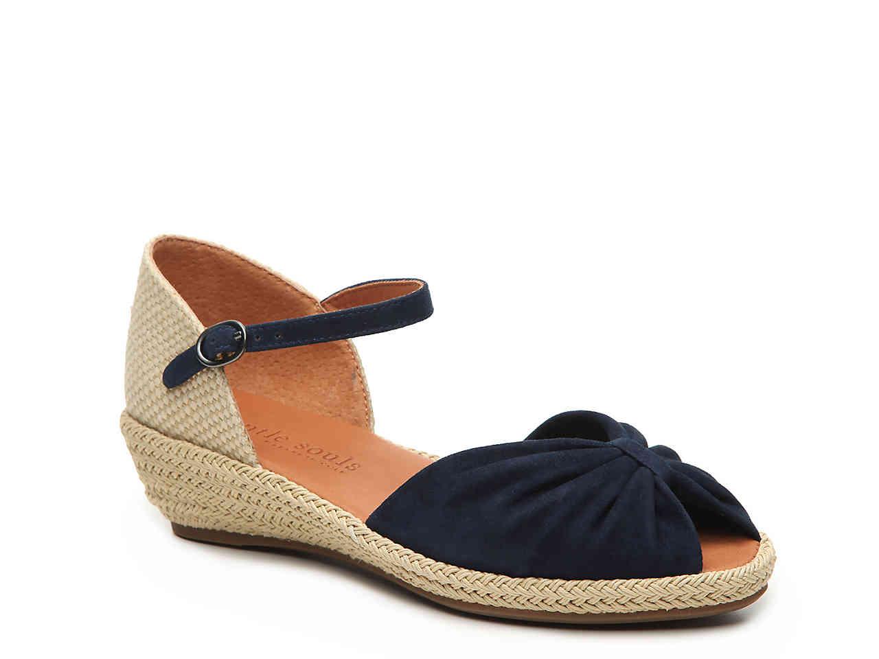 gentle souls lucille wedge sandal