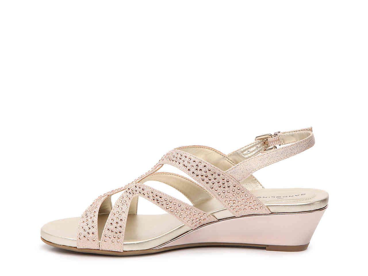bandolino giove wedge sandal