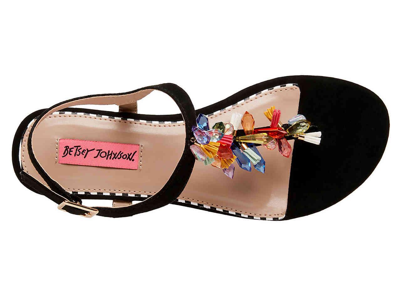 betsey johnson rosita flat sandals